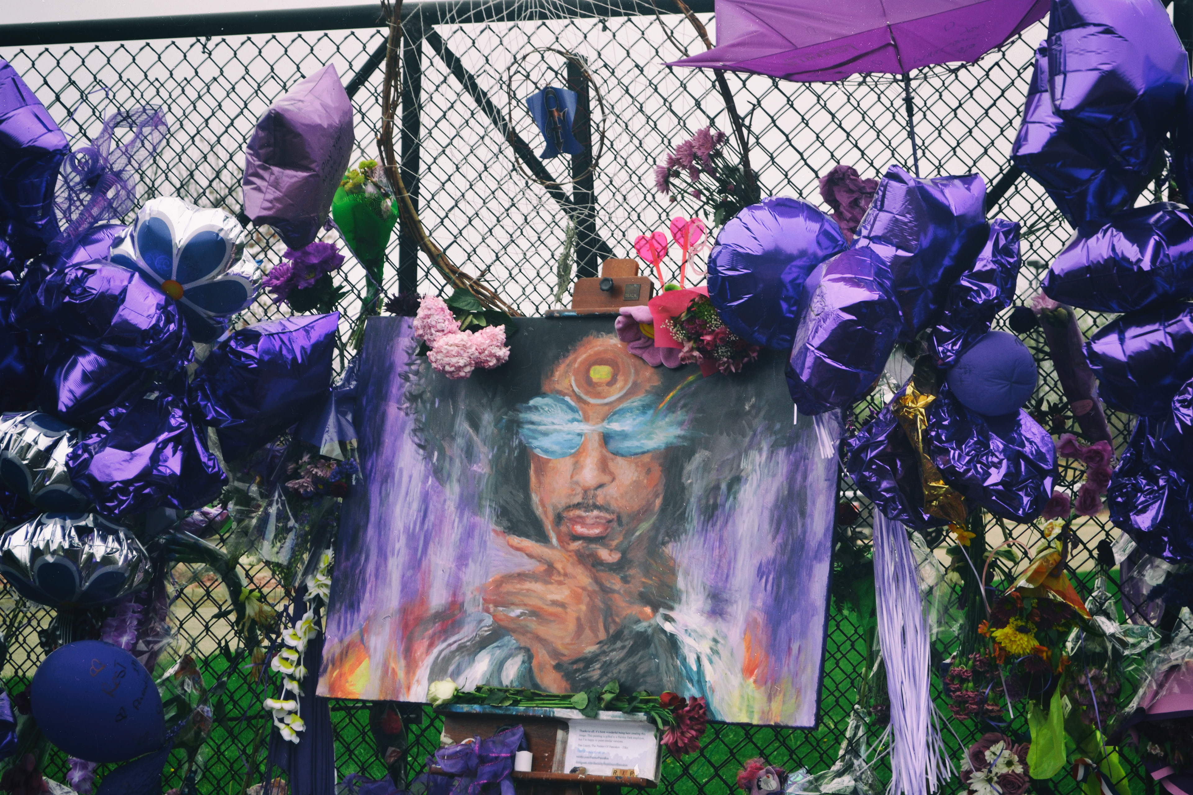 Paisley Park, Prince Memorial. 4/26/2016
