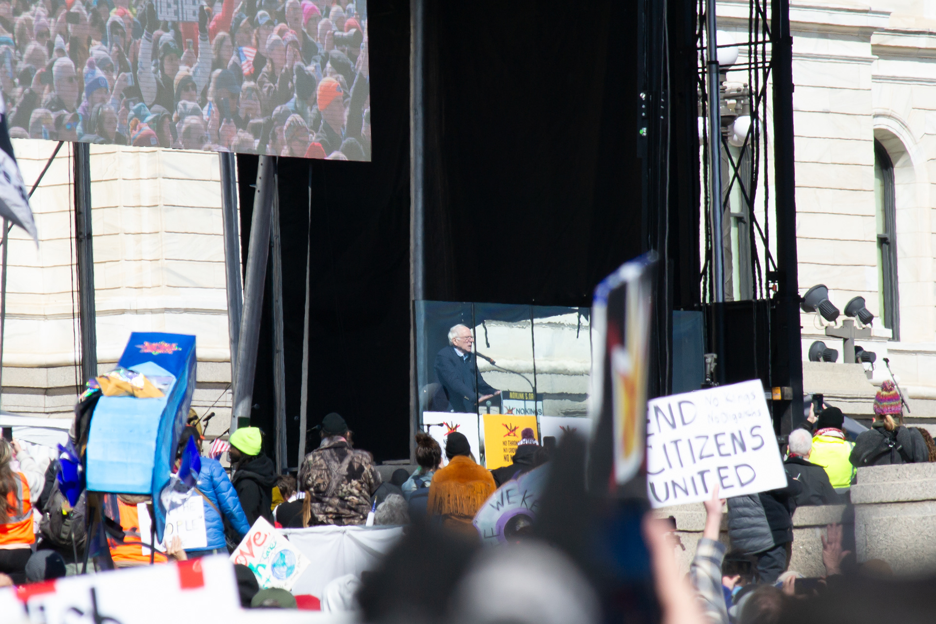 United States senator from Vermont, Bernie Sanders.