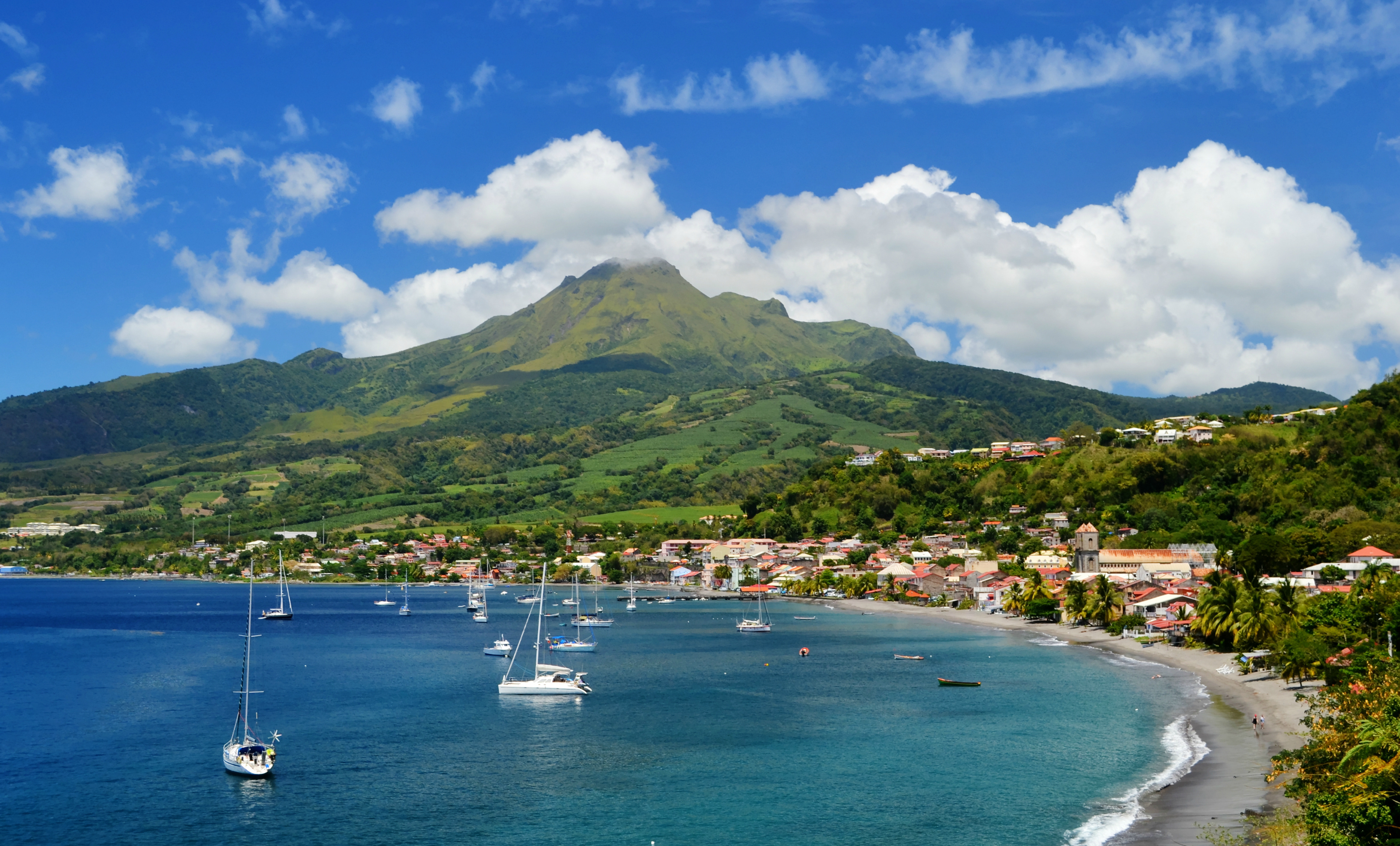 Mount Pelée. Saint-Pierre, Martinique.