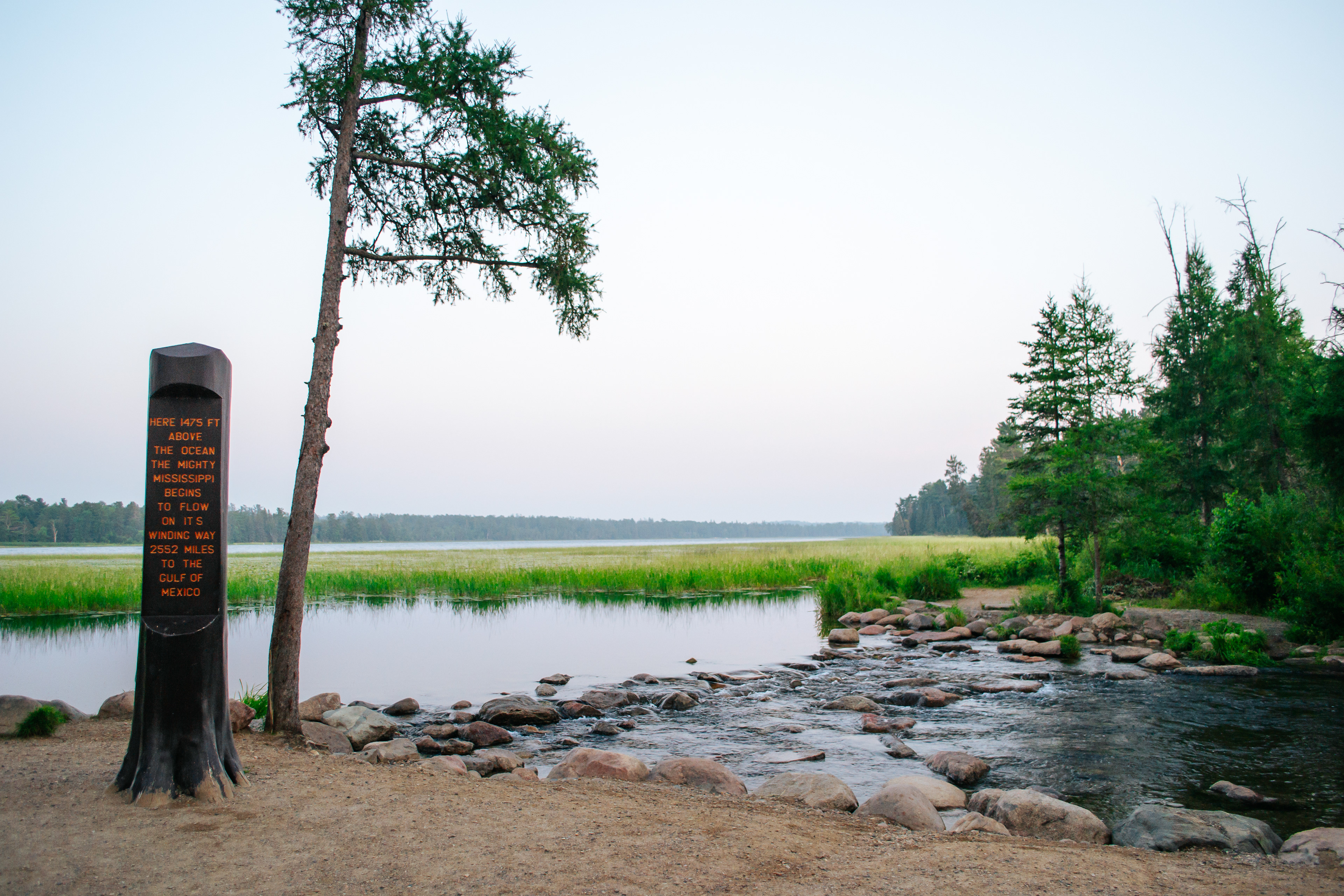 Mississippi River Headwaters in Itasca State Park.