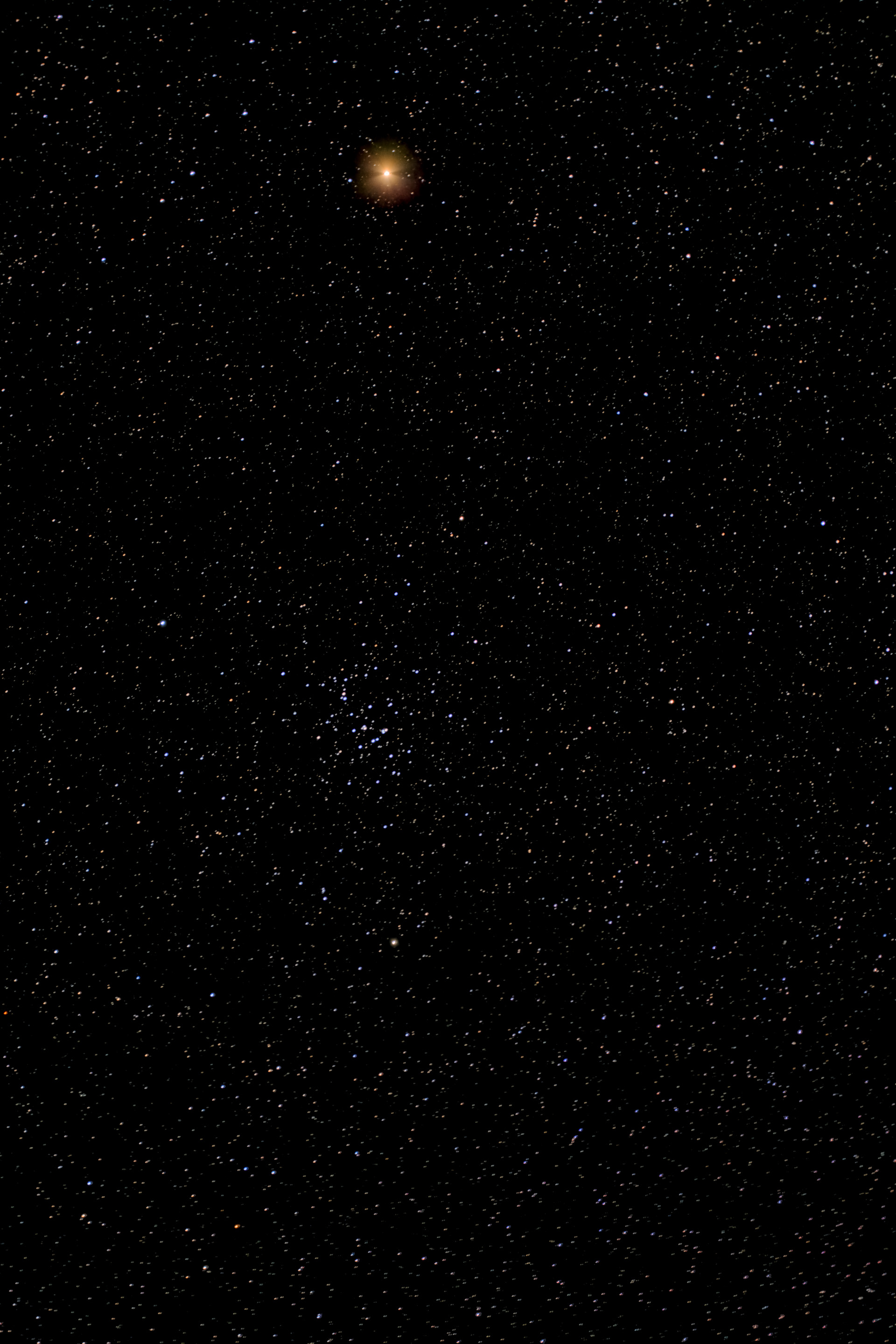 Mars and Beehive Cluster