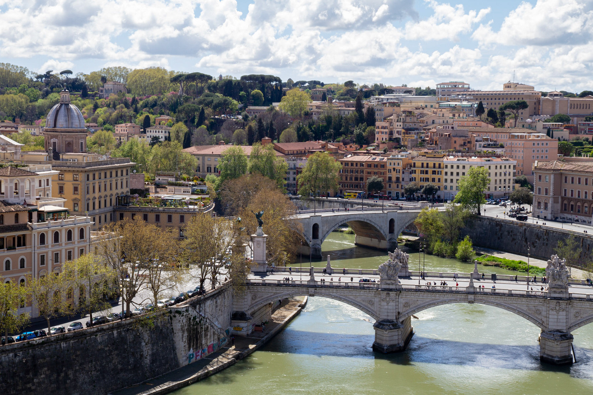 River Tiber from Castel Sant'Angelo