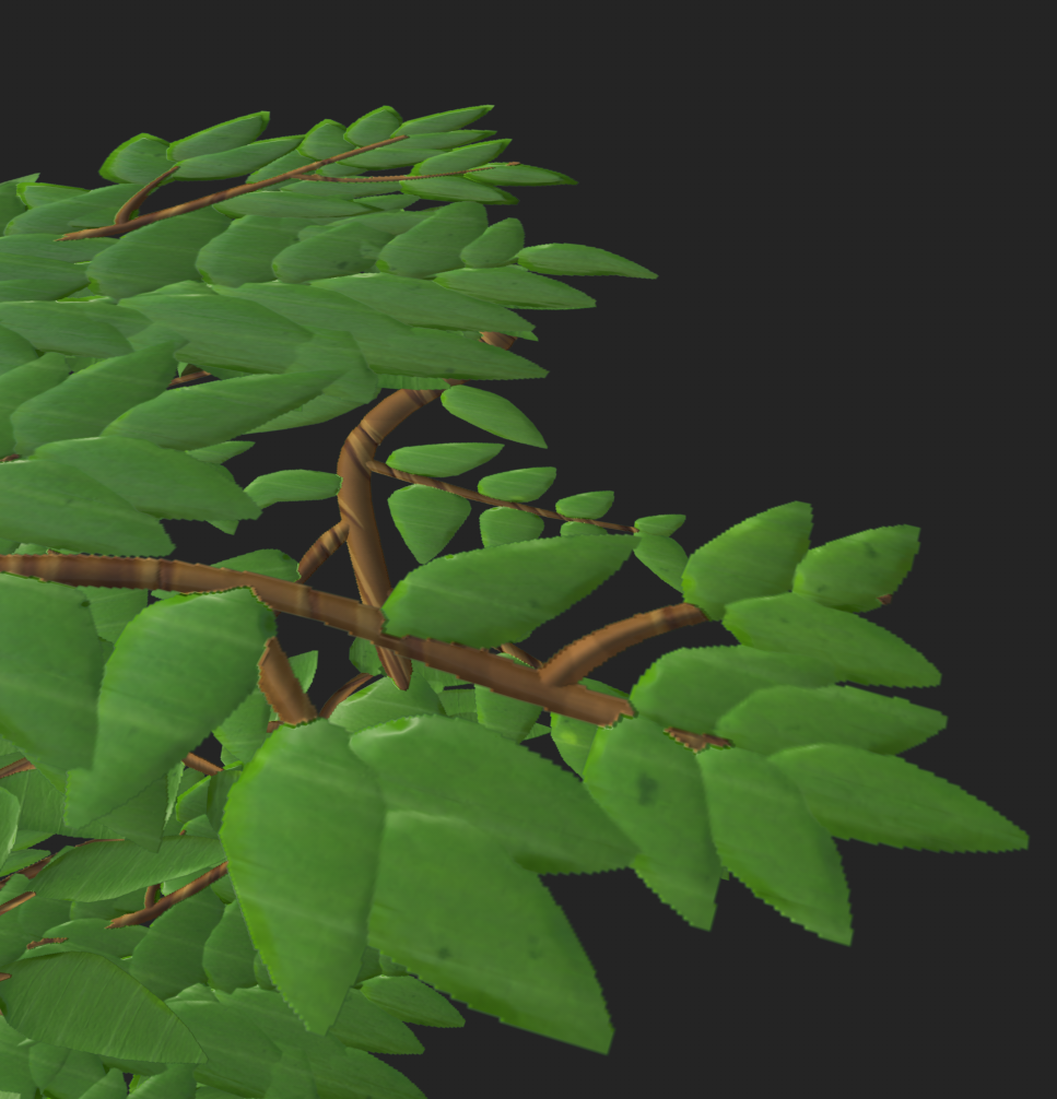 2048 x 2048 - Leaves/Branches Textured Close Up