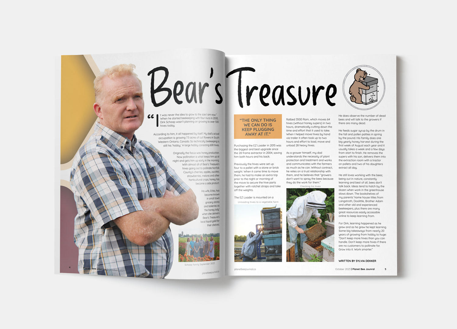 Bear's Treasure Feature Page