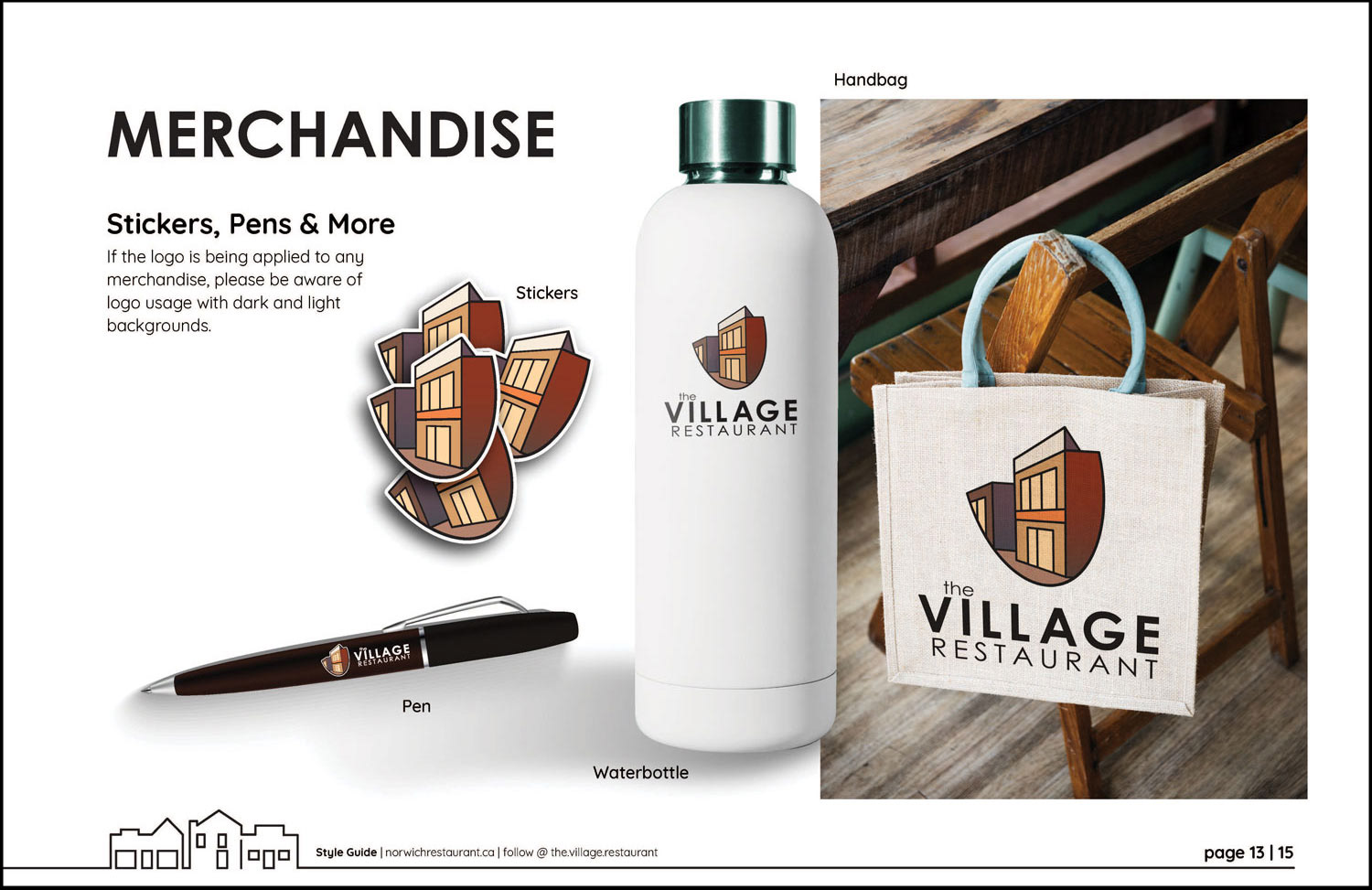 Style Guide Merchandise Page