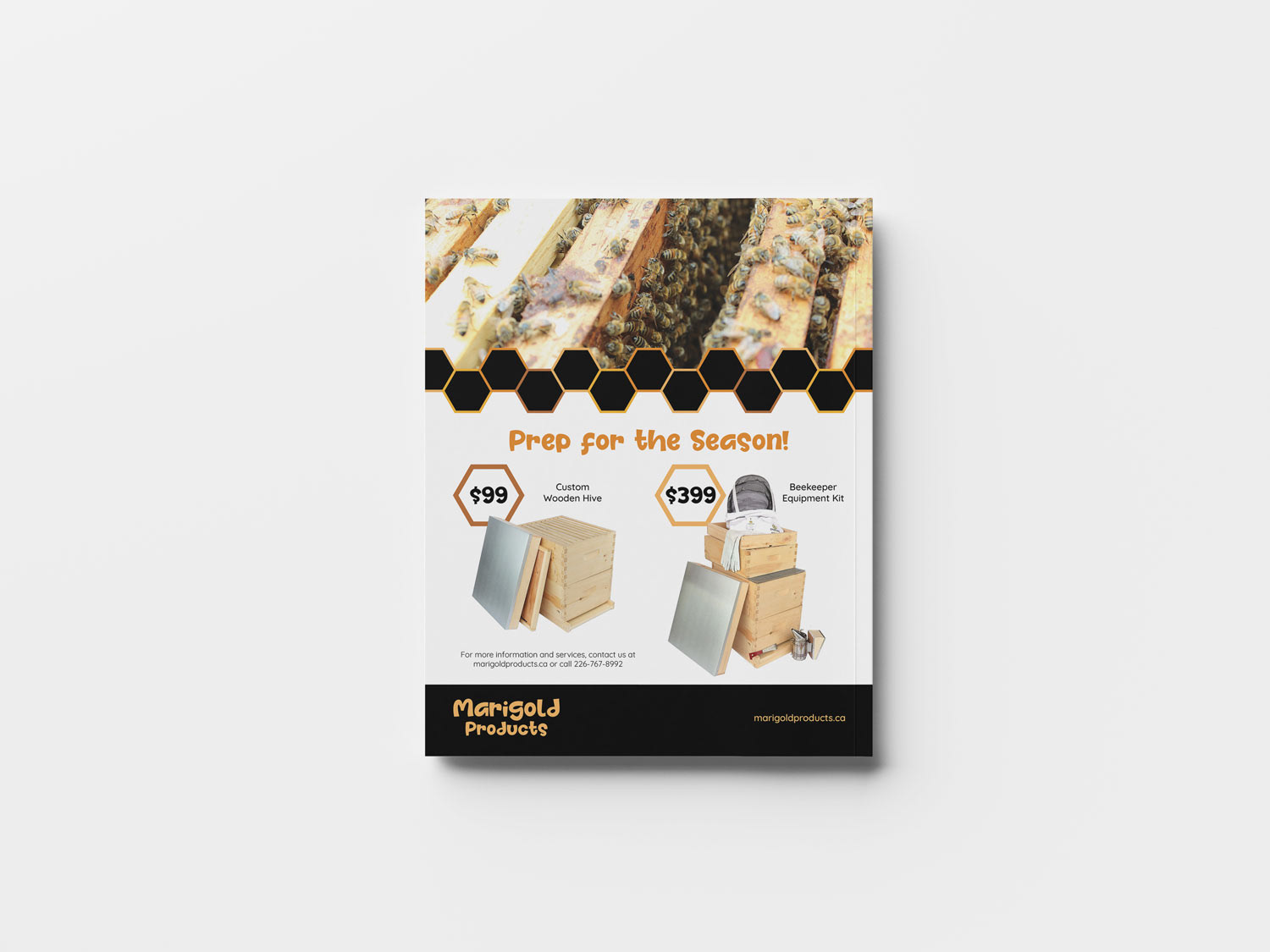Marigold Products Advertisement Page
