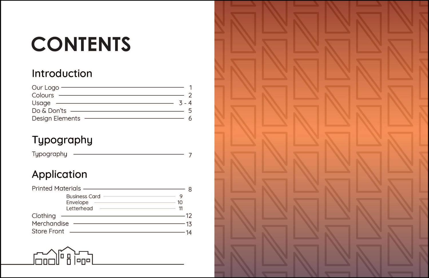 Style Guide Contents Page