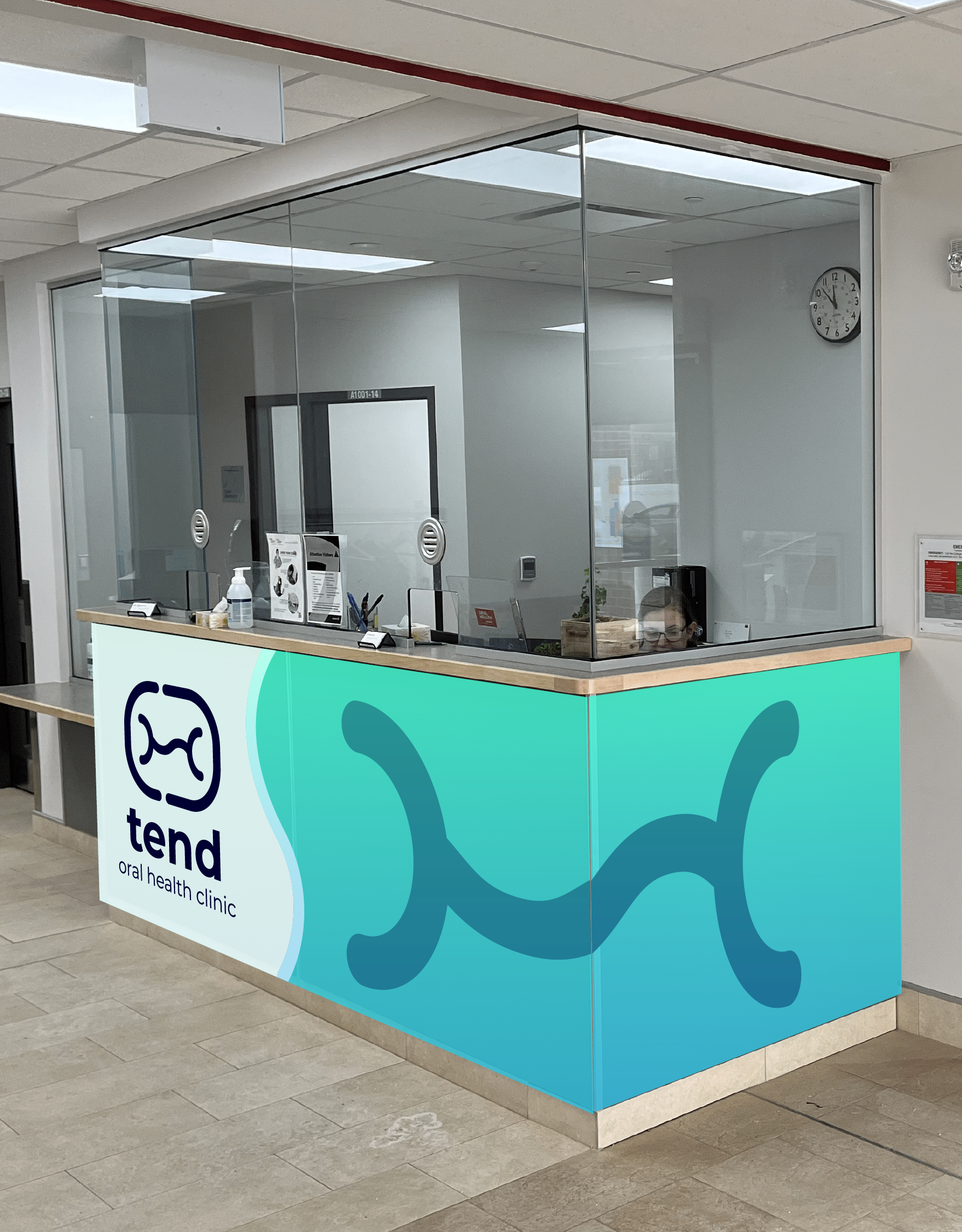 Tend Oral Health Reception Desk