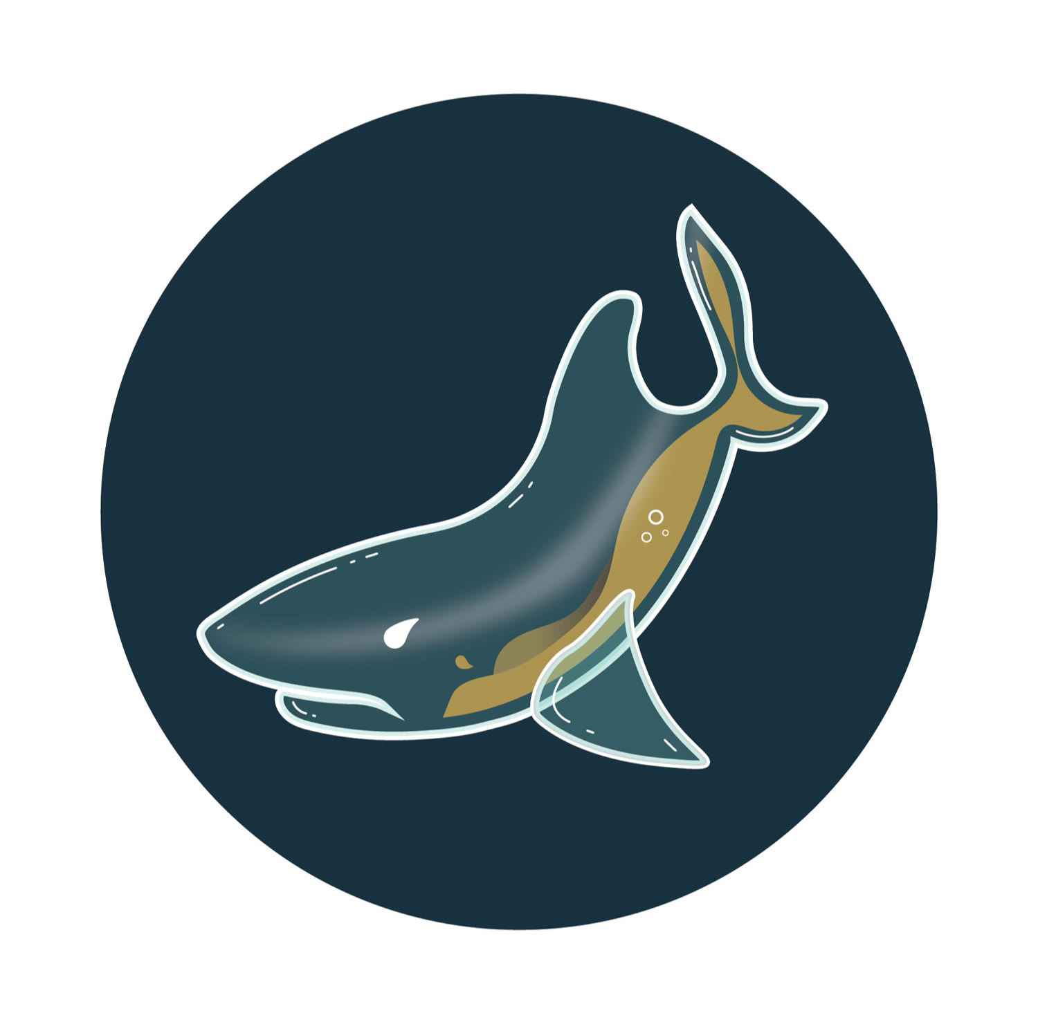 Liquid Hero shark logo