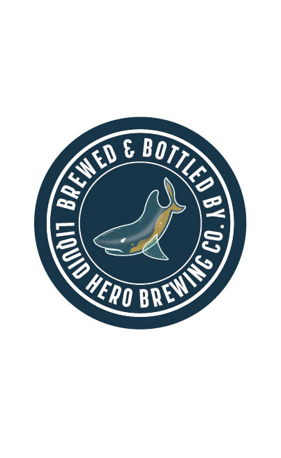 Liquid Hero emblem logo