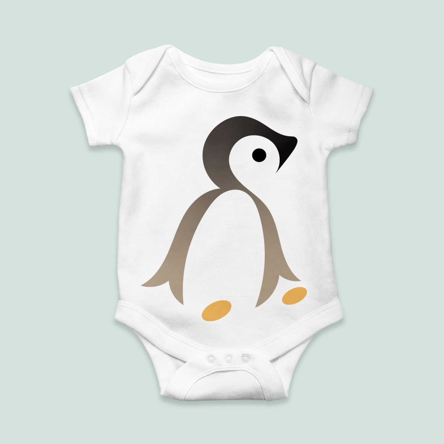 Baby Mine onesie showcasing the logo