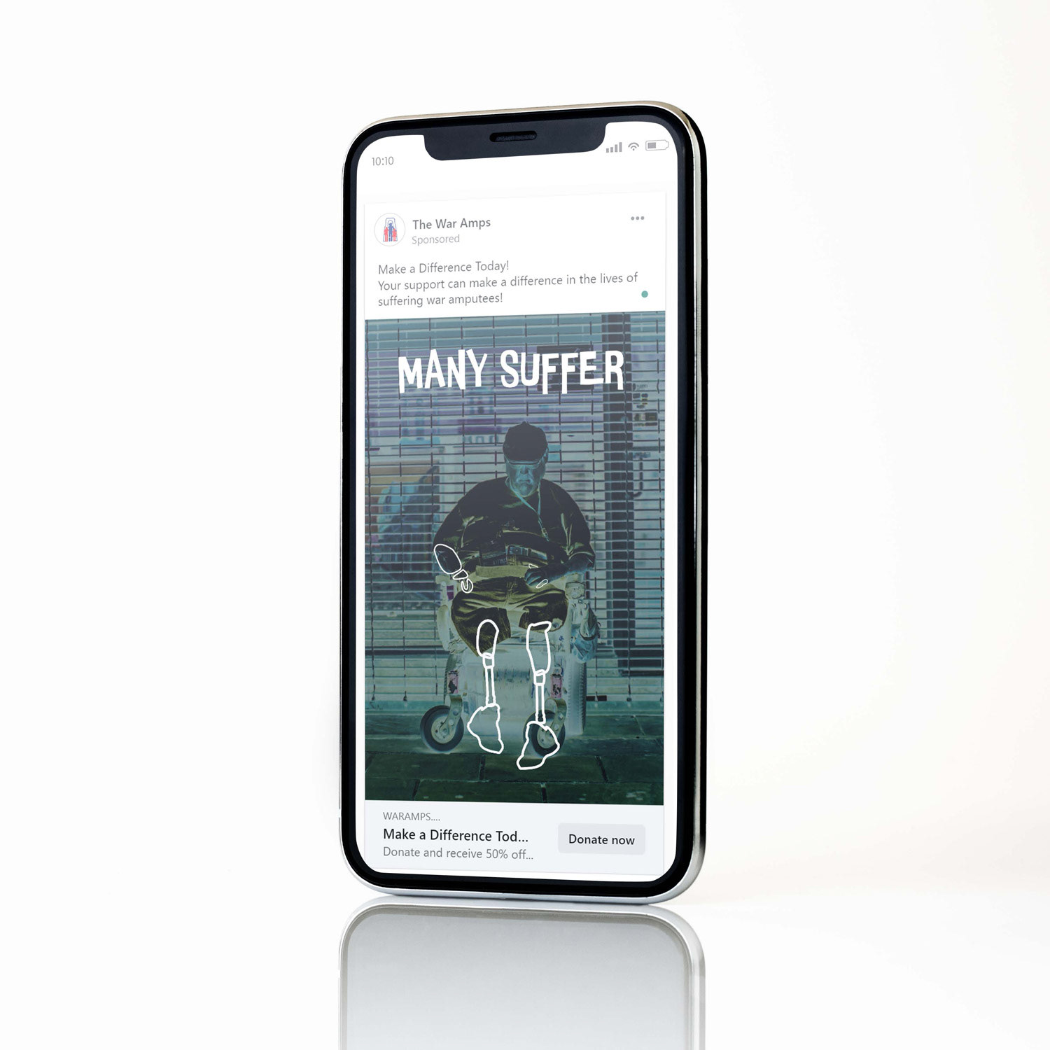 The War Amps Direct Marketing Campaign Instagram Social Media Post
