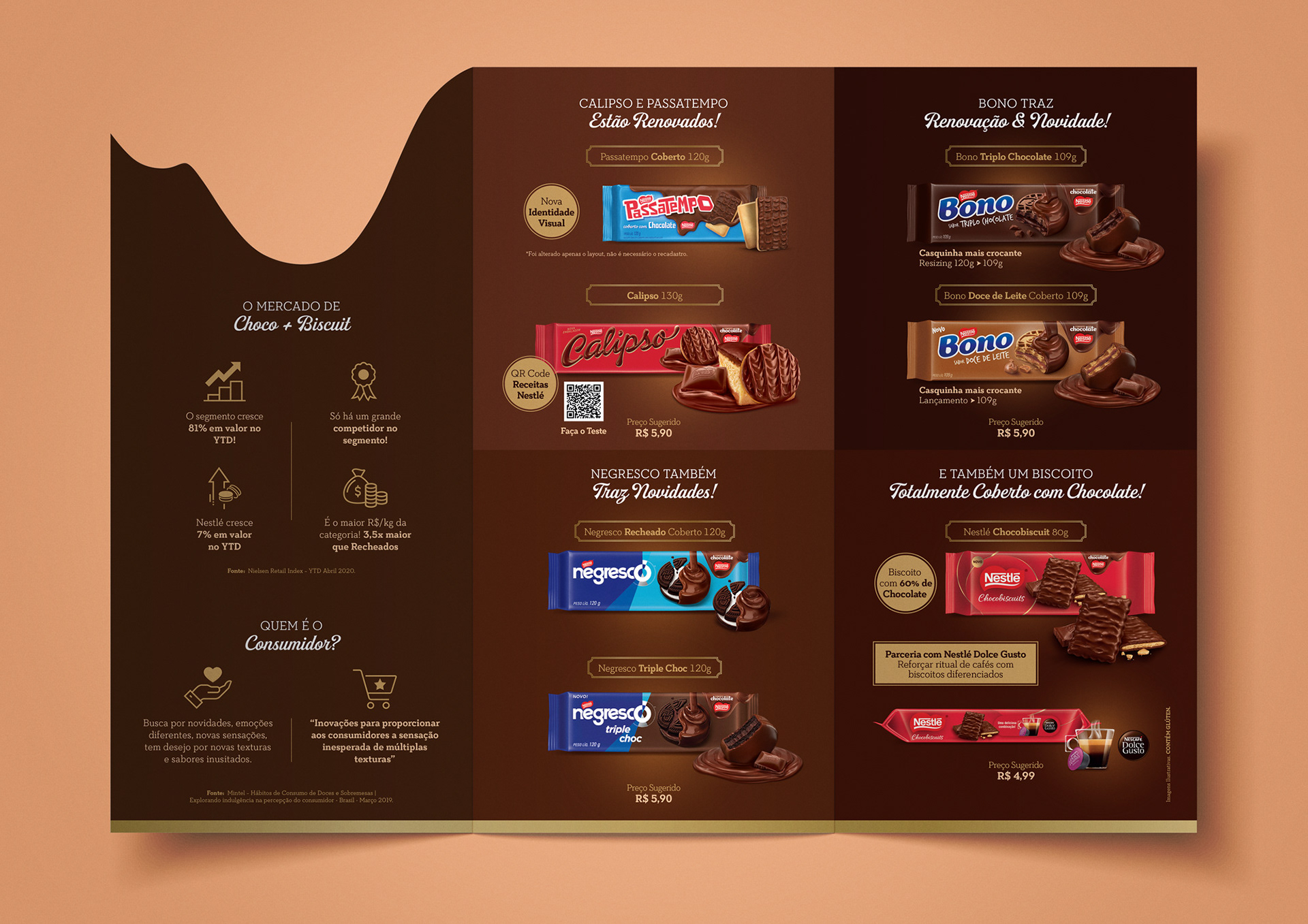 Image may contain: Broadside Biscoitos Nestlé aberto verso.