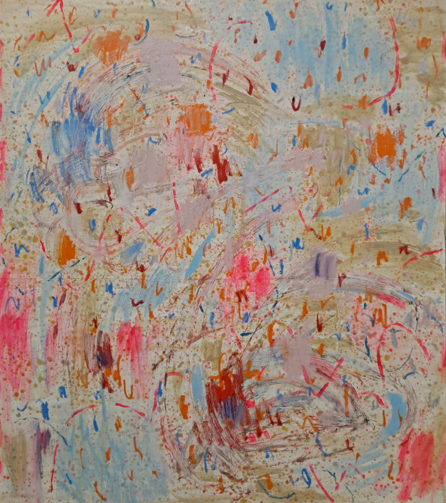 Karkkipäivä, Candy day, 105x120cm, 2021