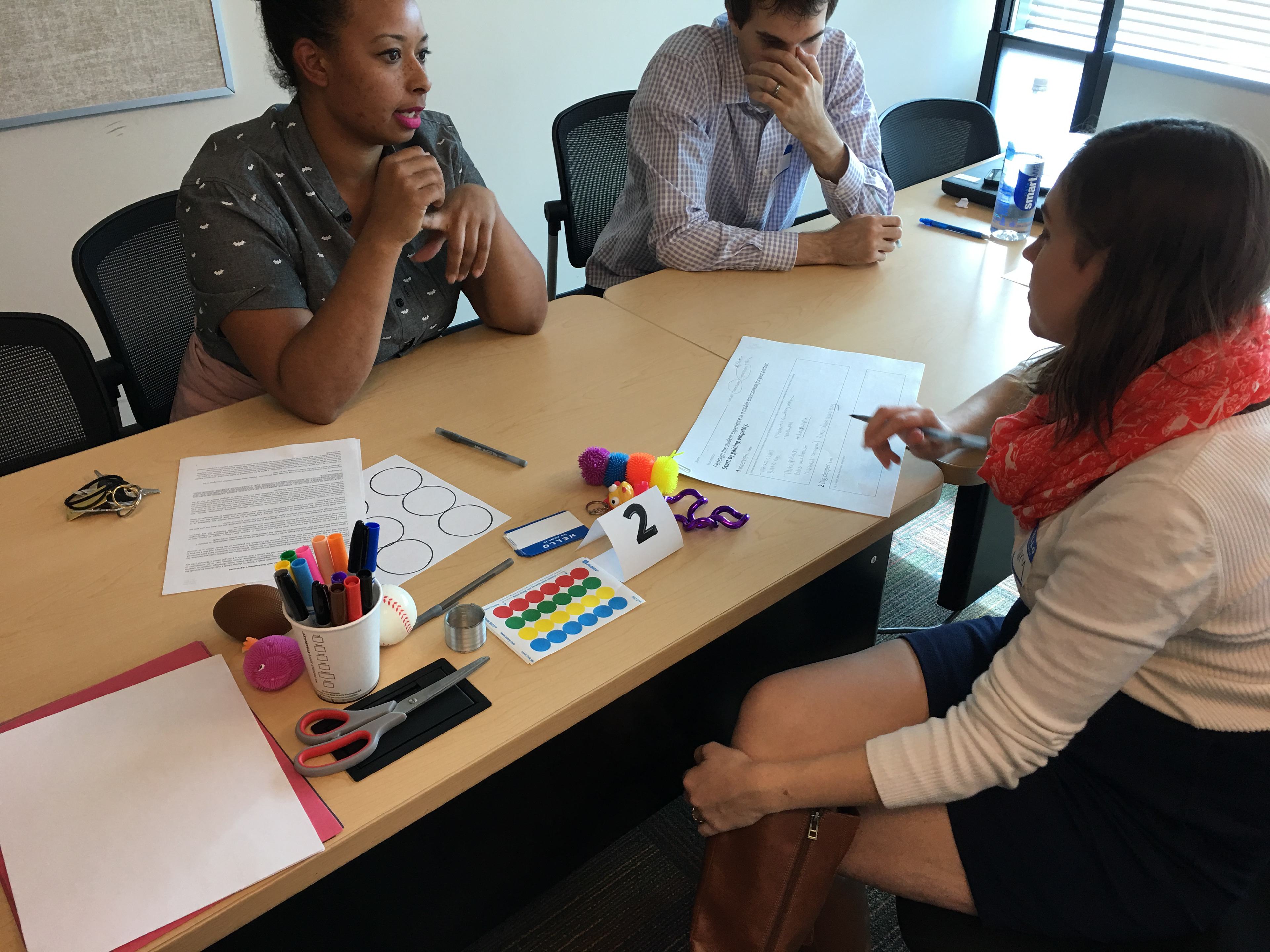 Mary leading a user workshop at University of Phoenix