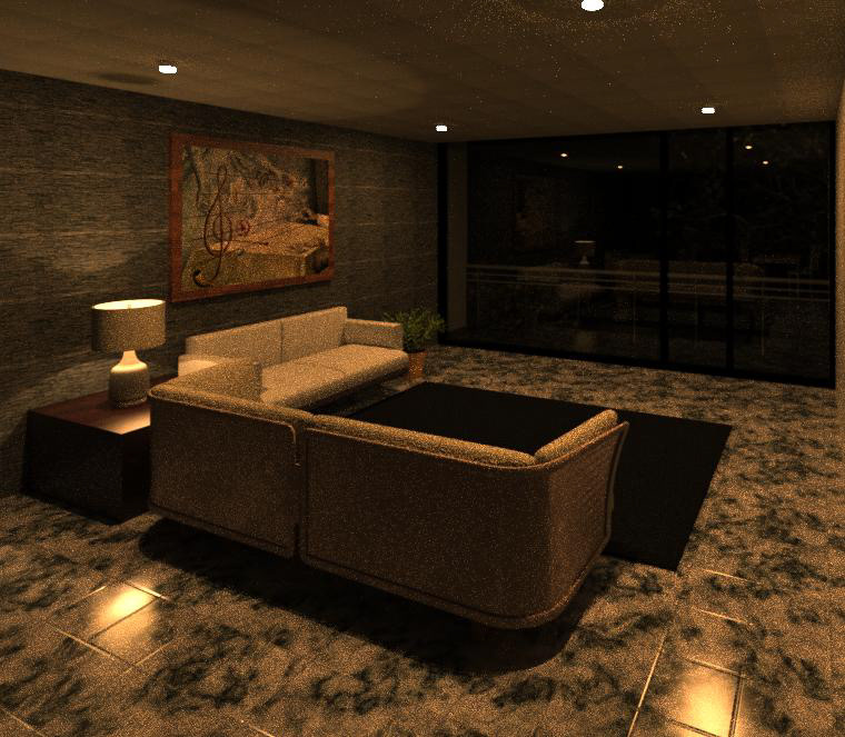 5ft floor living room