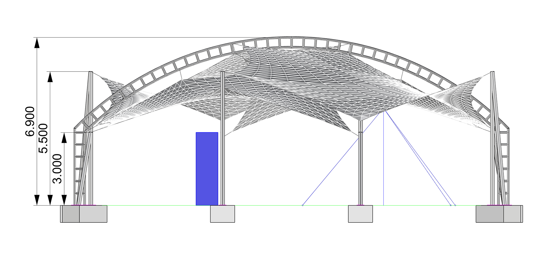 Front view model 2