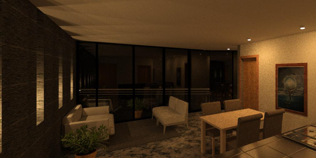 4ft floor living room