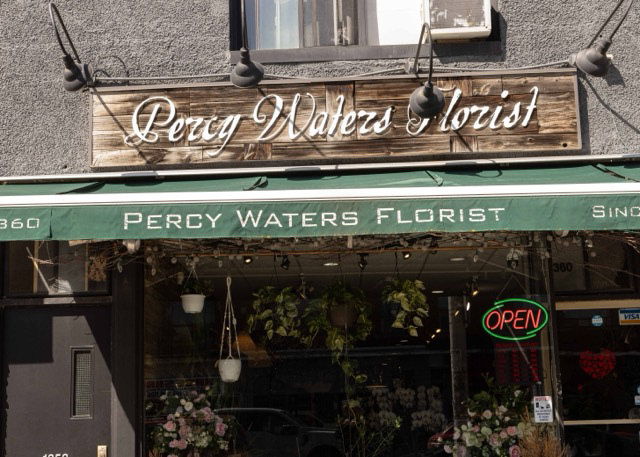 Percy Waters Florist, 1360 Danforth Ave
