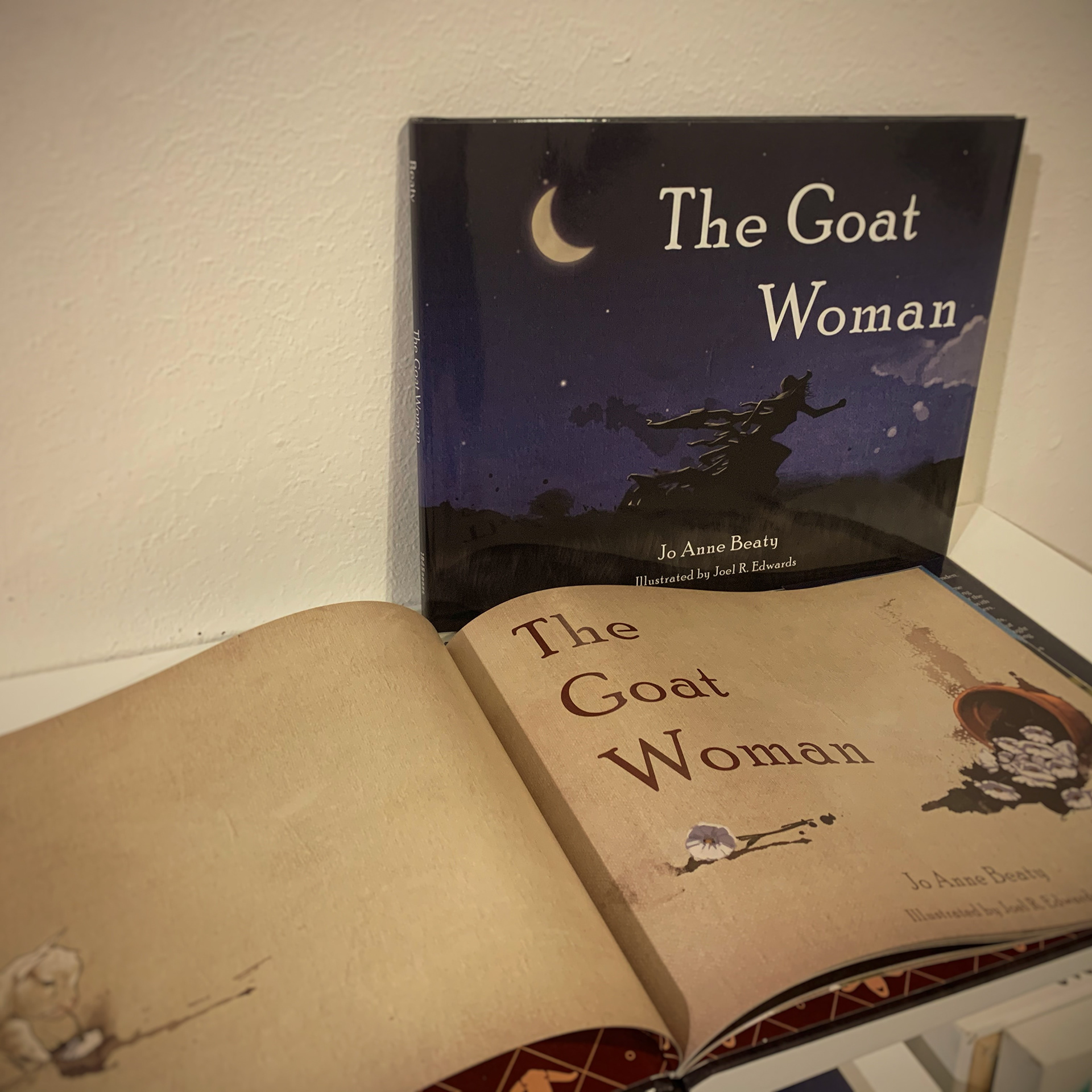 Illustrations for "The Goat Woman - New Children's Book