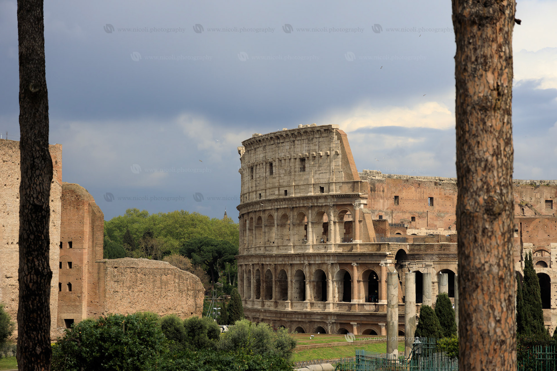Impressive Roman Coliseum.