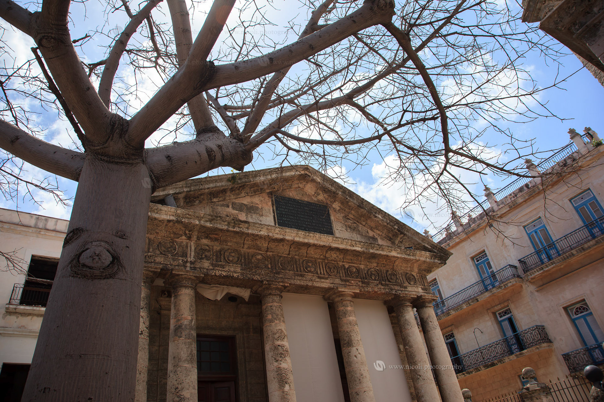 LA HABANA, CUBA - JULY, 3, 2015: Here was celebrated in 1519 the first Christian celebration in Cuba.