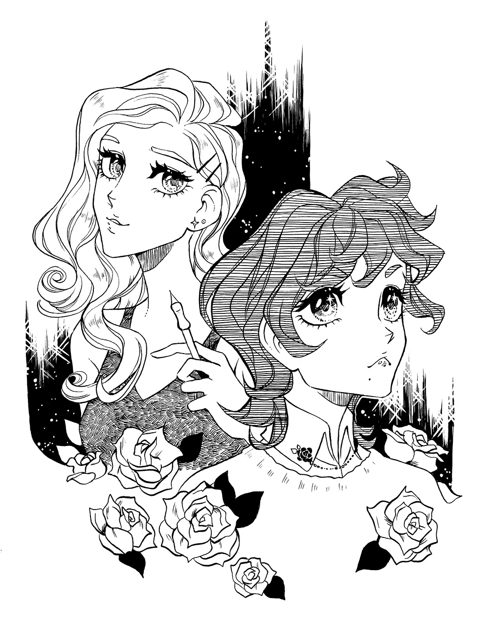 Characters from Rain Sparkles, 2019