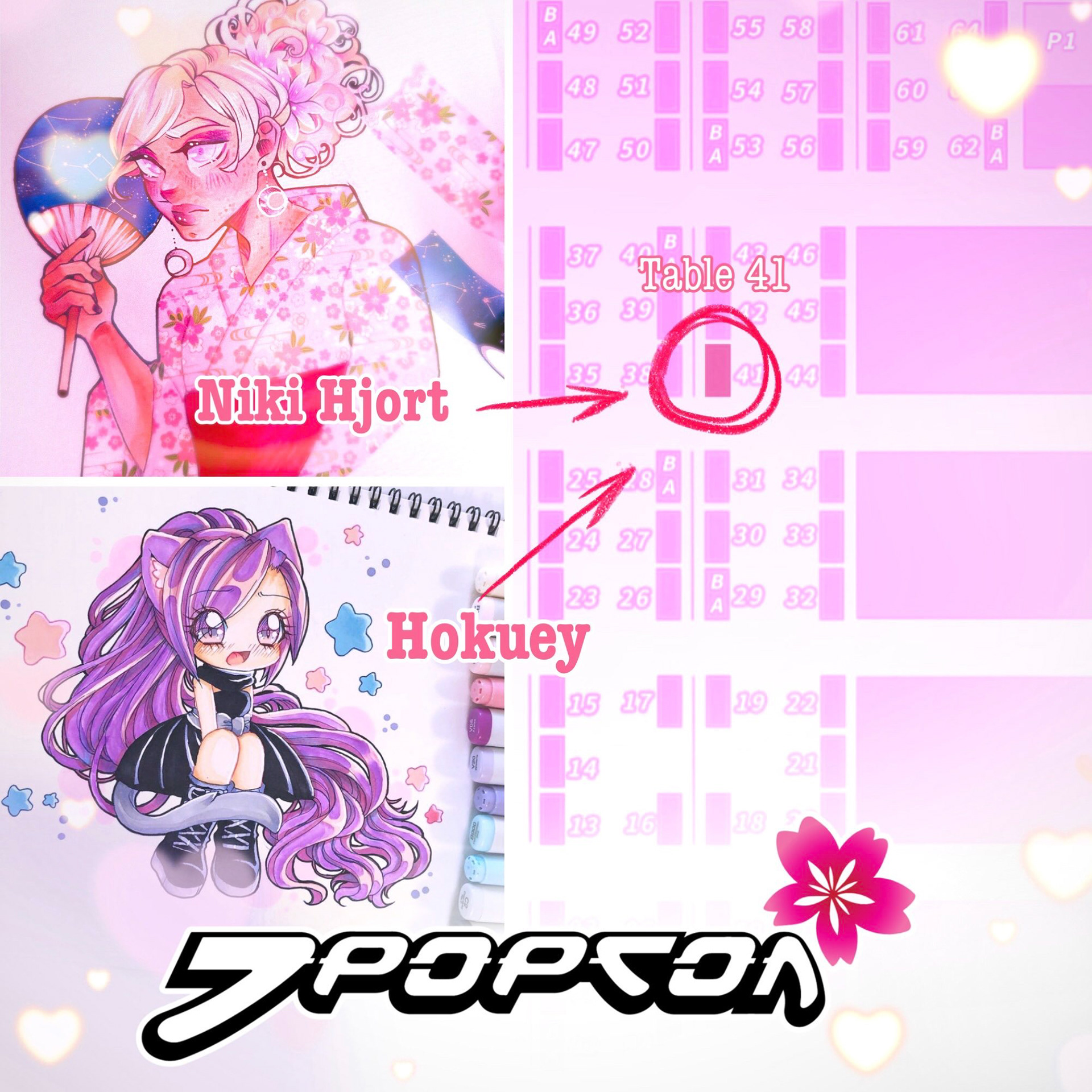 Jpopcon map, 2024
