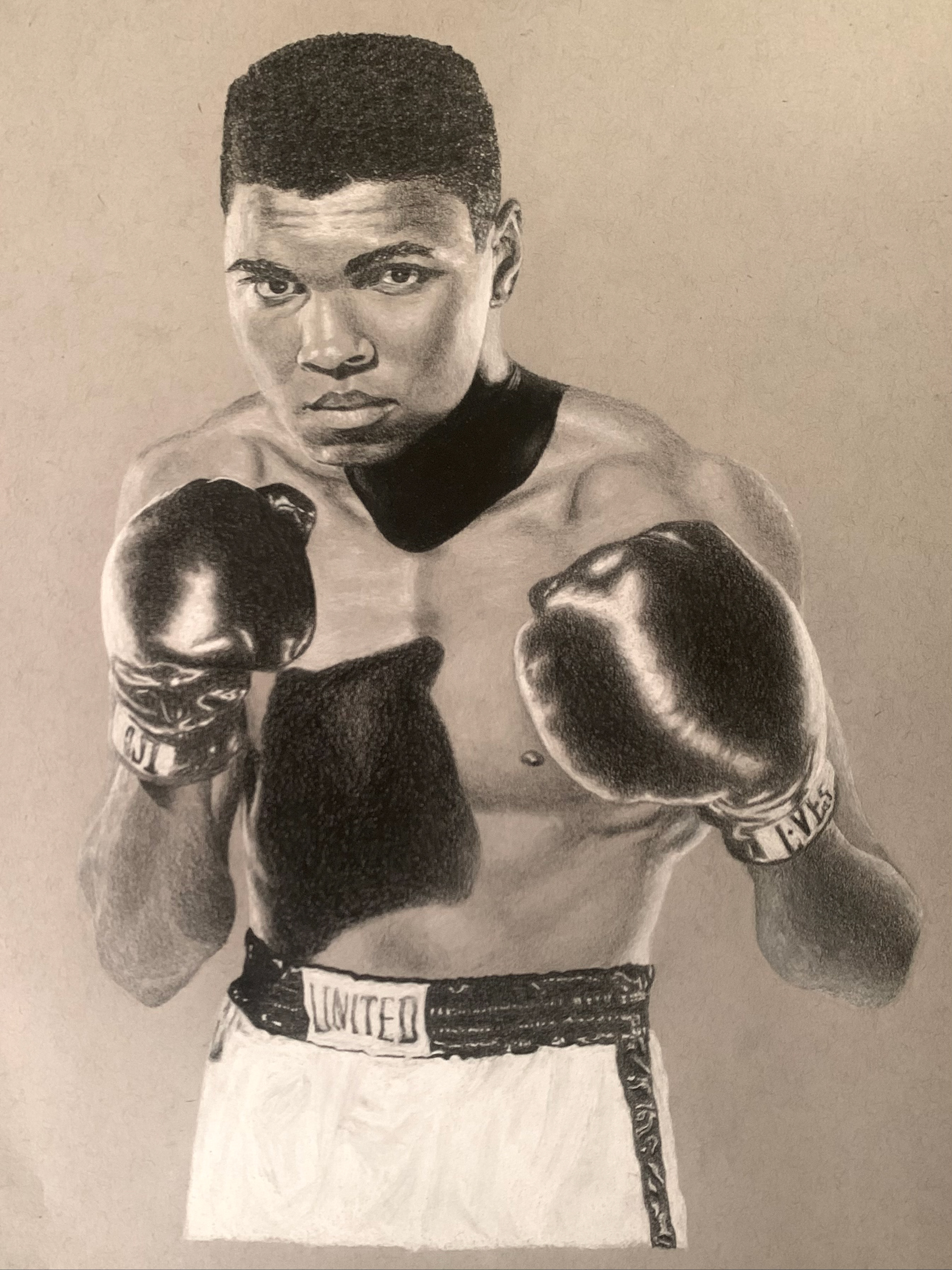 "The Greatest" Charcoal Pencil 2022