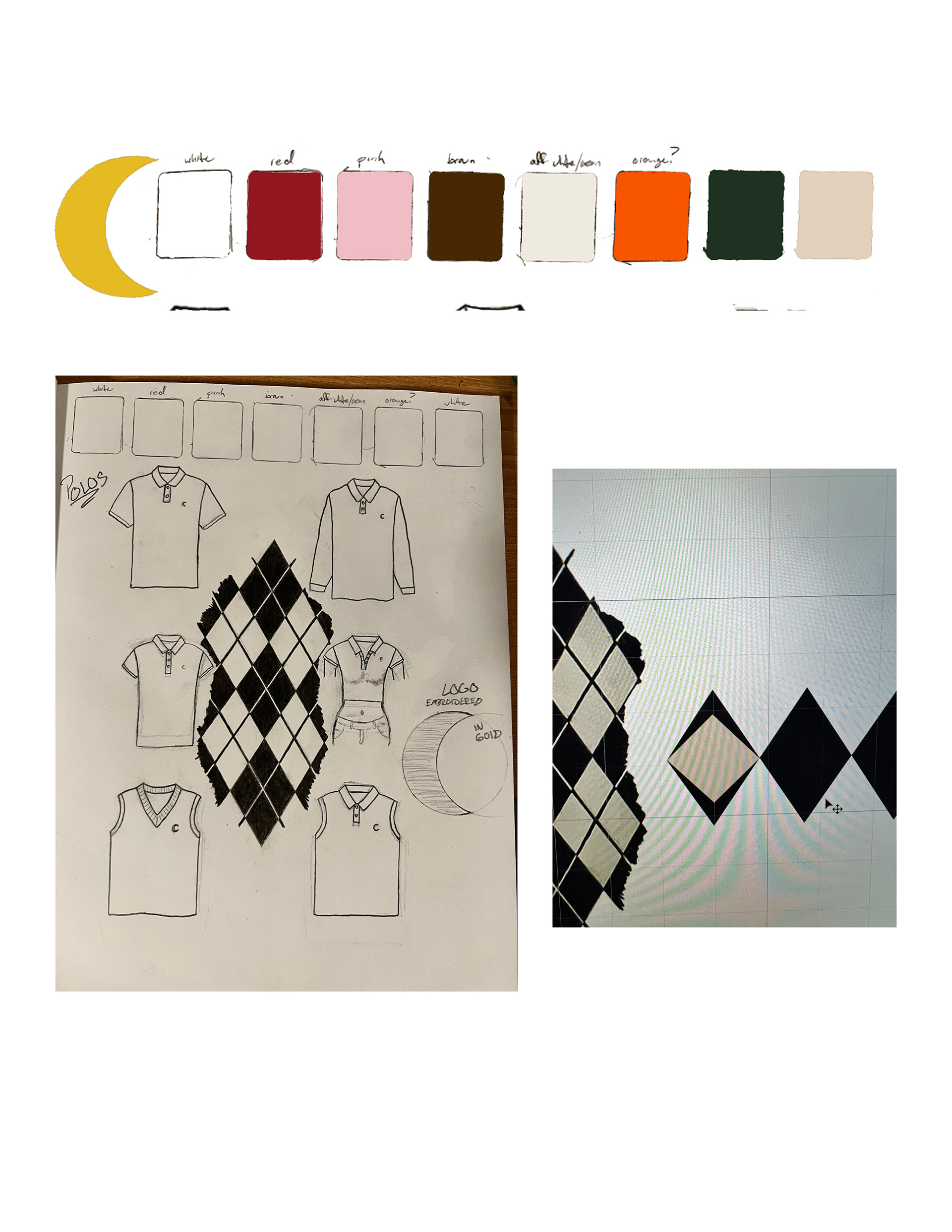 hand sketch to pattern in photoshop