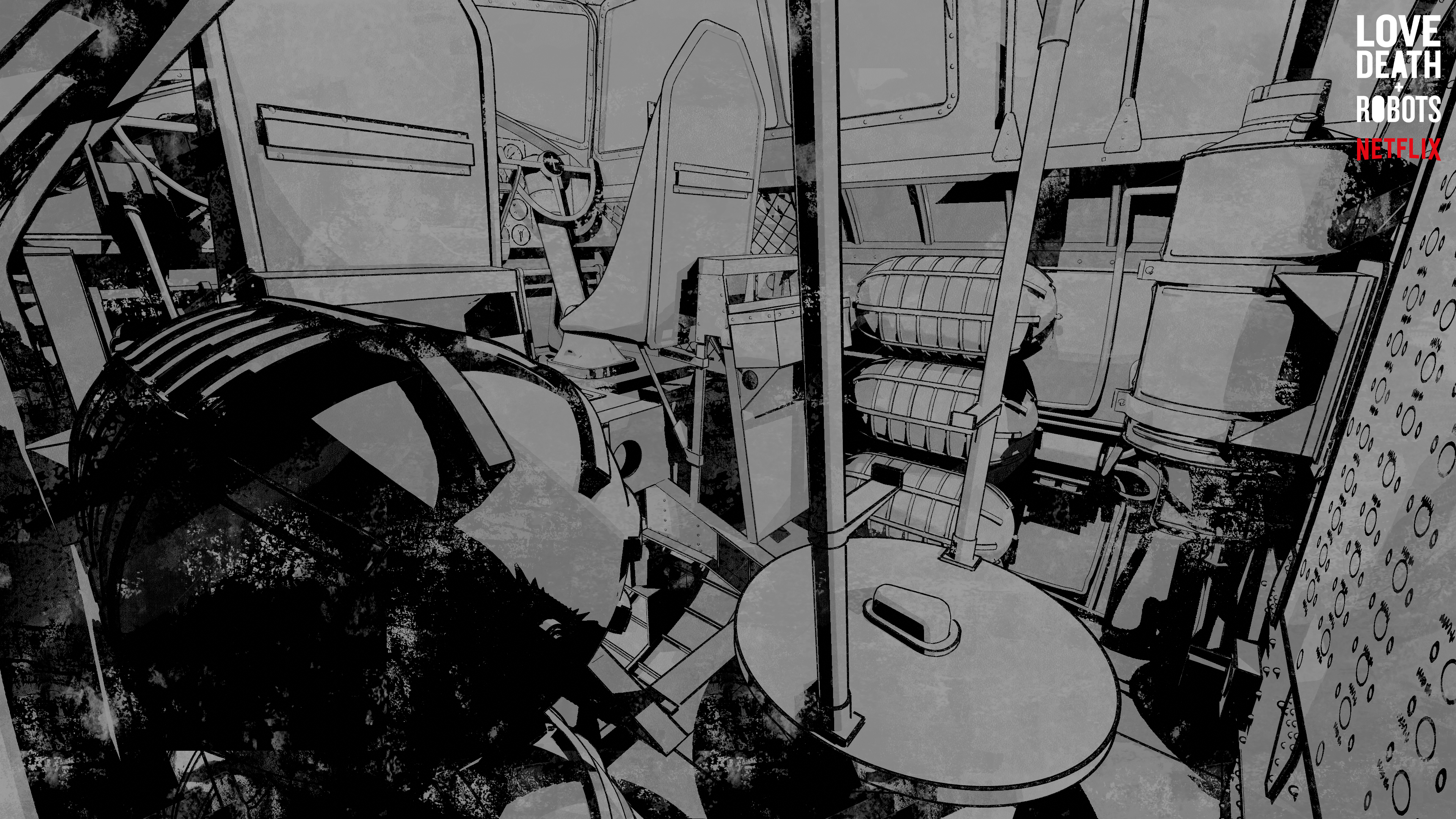 Early 3D render to test the style / Cockpit