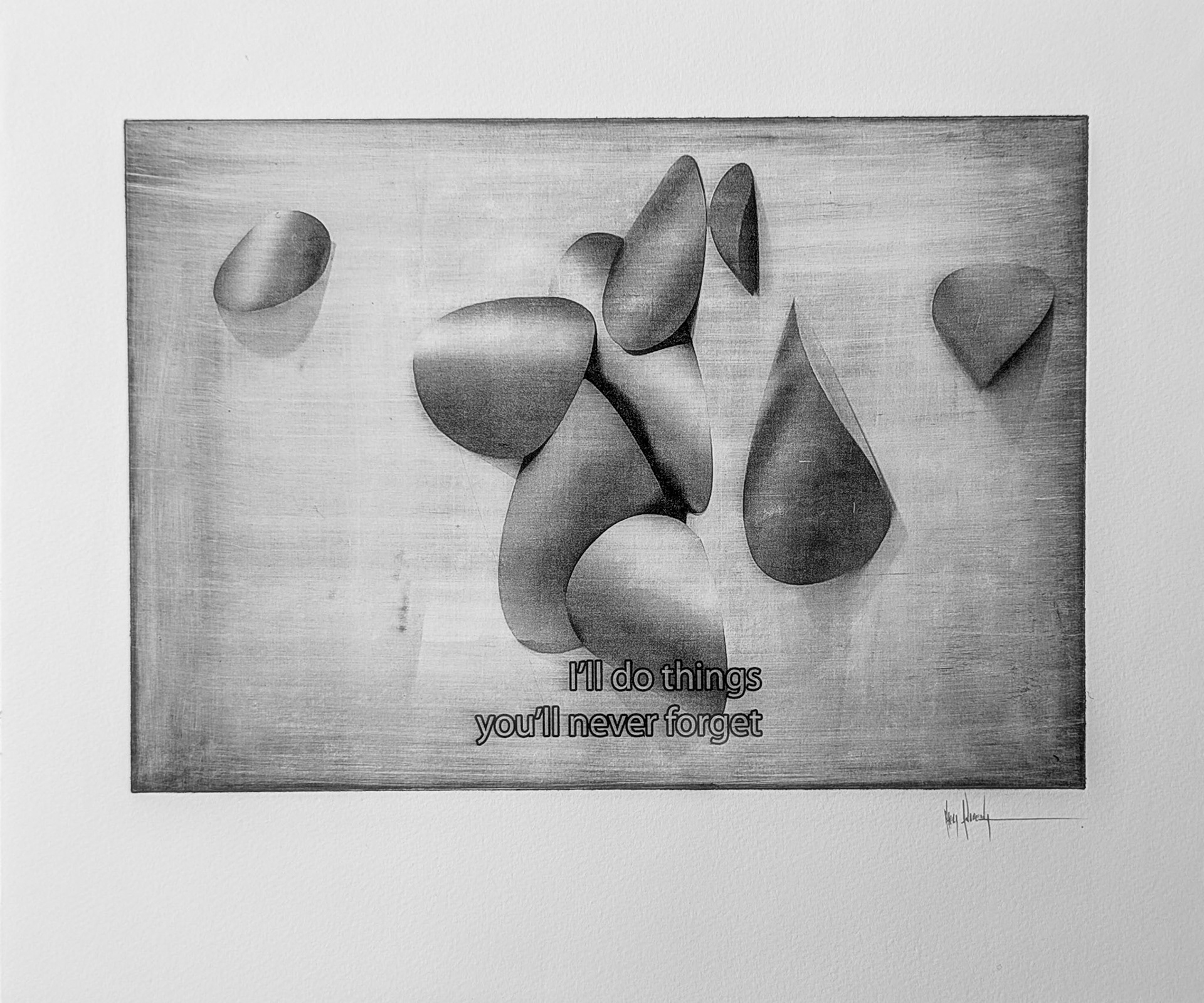 Things. Photoetching on paper 300 gsm. 36.5 x 31 cm (28.5 x 20 cm) 2013