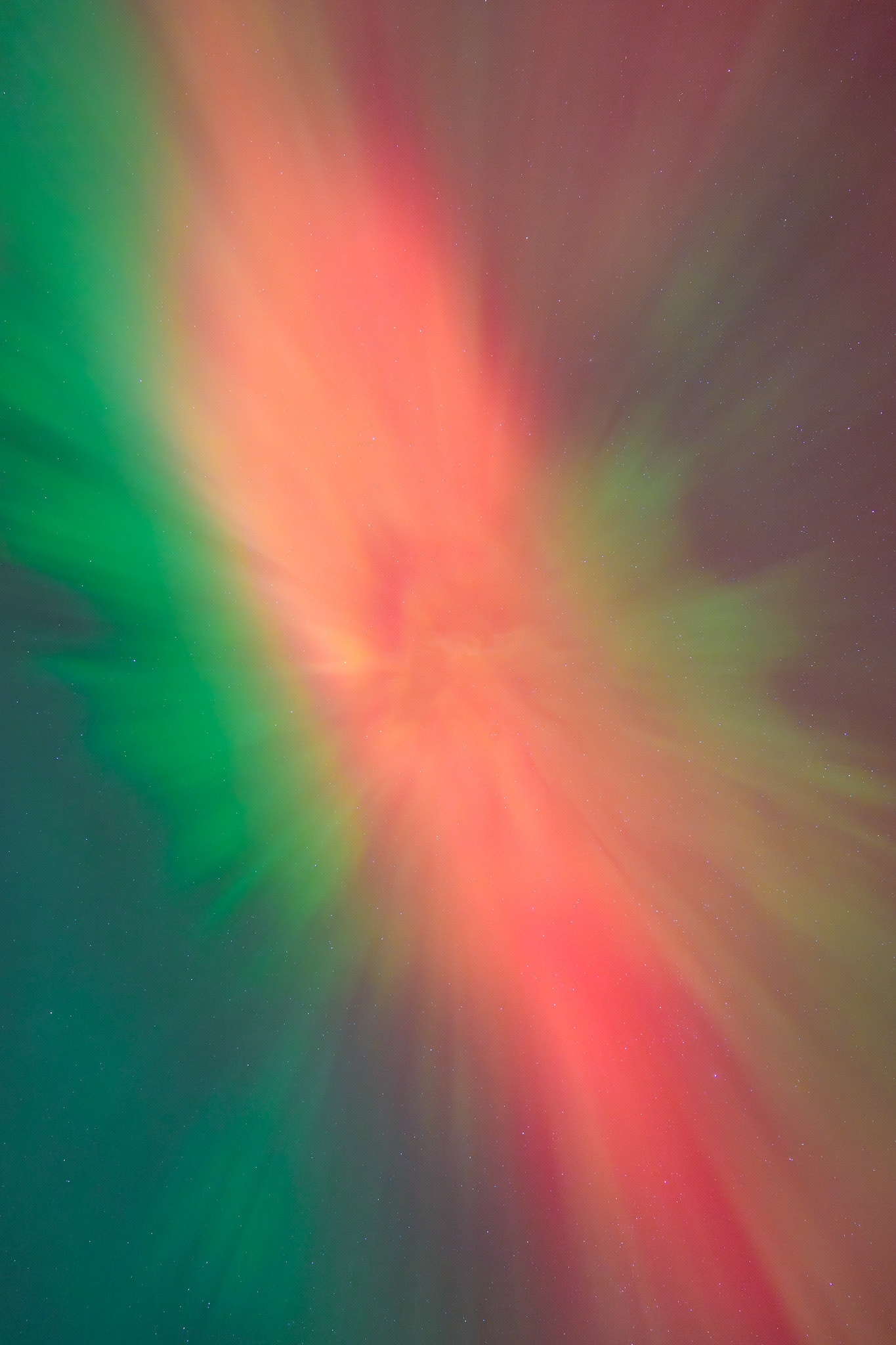 Så kallad Norrskenscorona, alltså krona. Det är när det står rakt ovanför dig som observatör