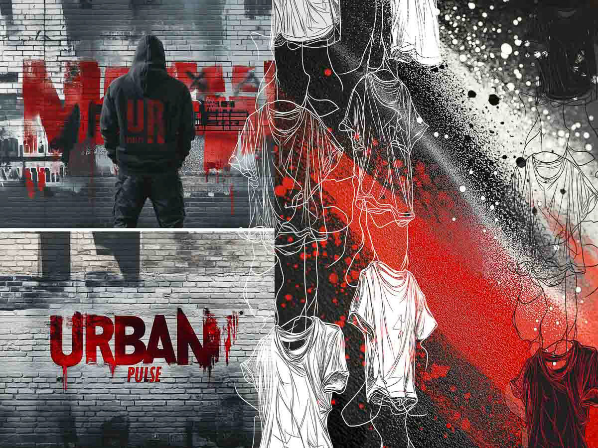 urban-pulse-red-and-black-streetwear-Philadelphia-creative-logo-design