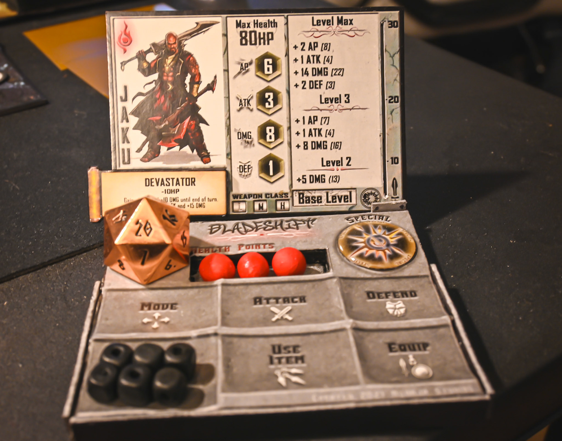 Character Slider Card & AP Dash Prototypes