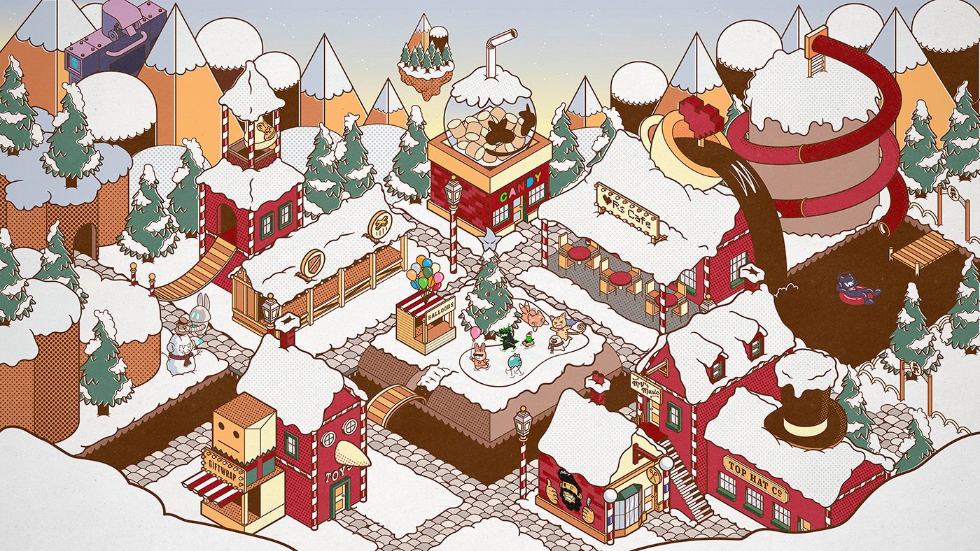 Monstercat Christmas Village
