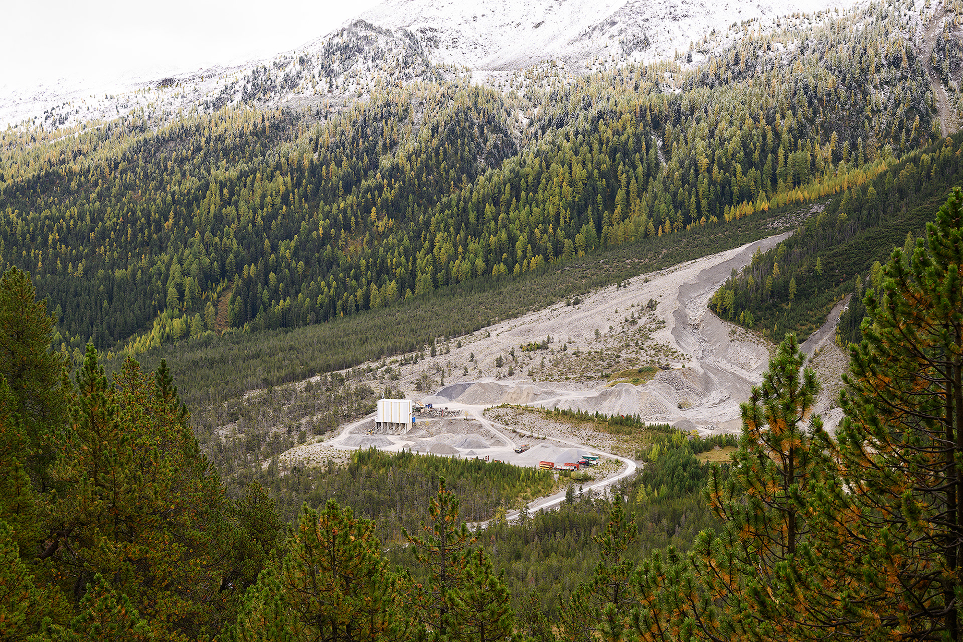 Excavation near Val Müstair (CH)