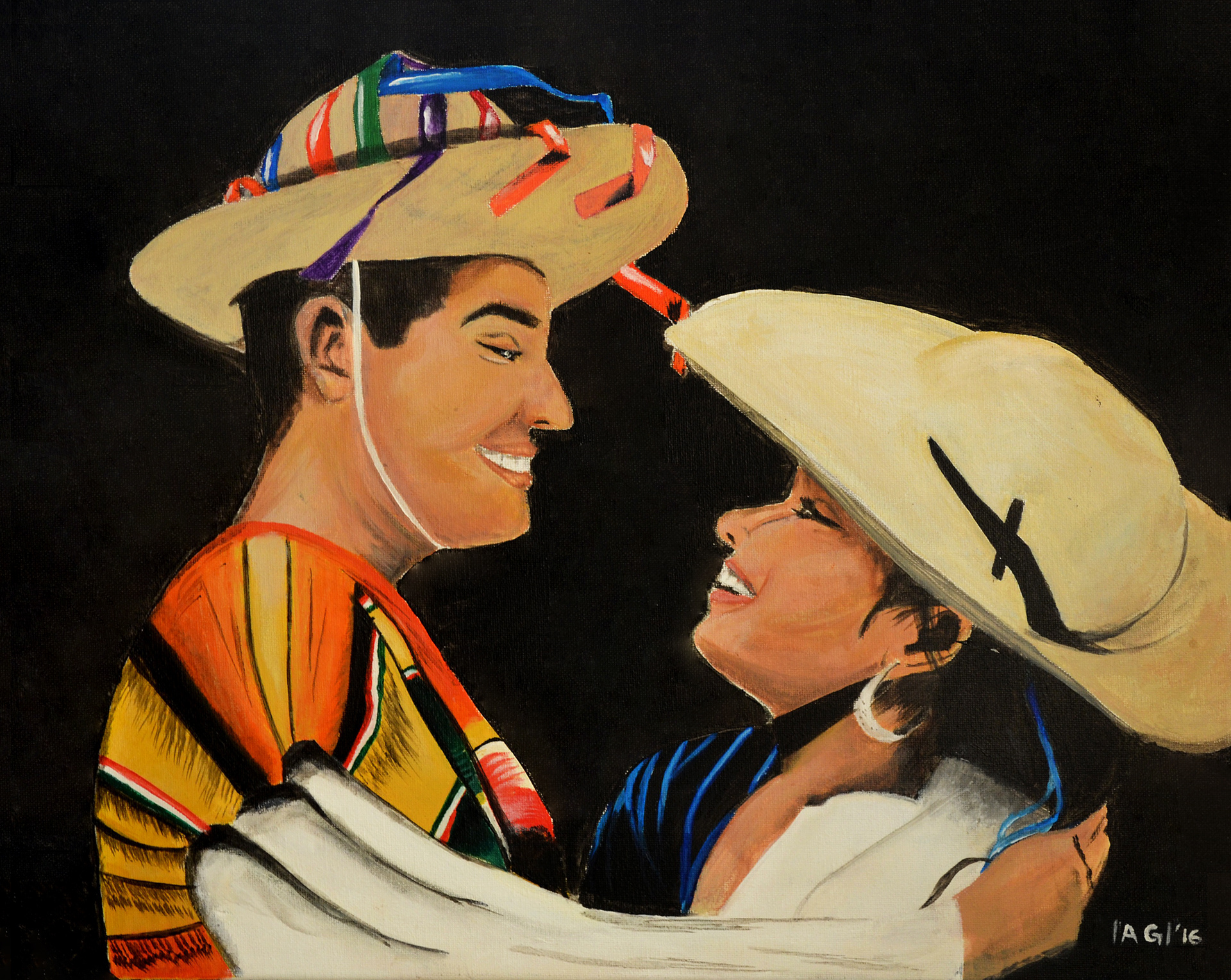 Michoacán Dancers (Acrylic)