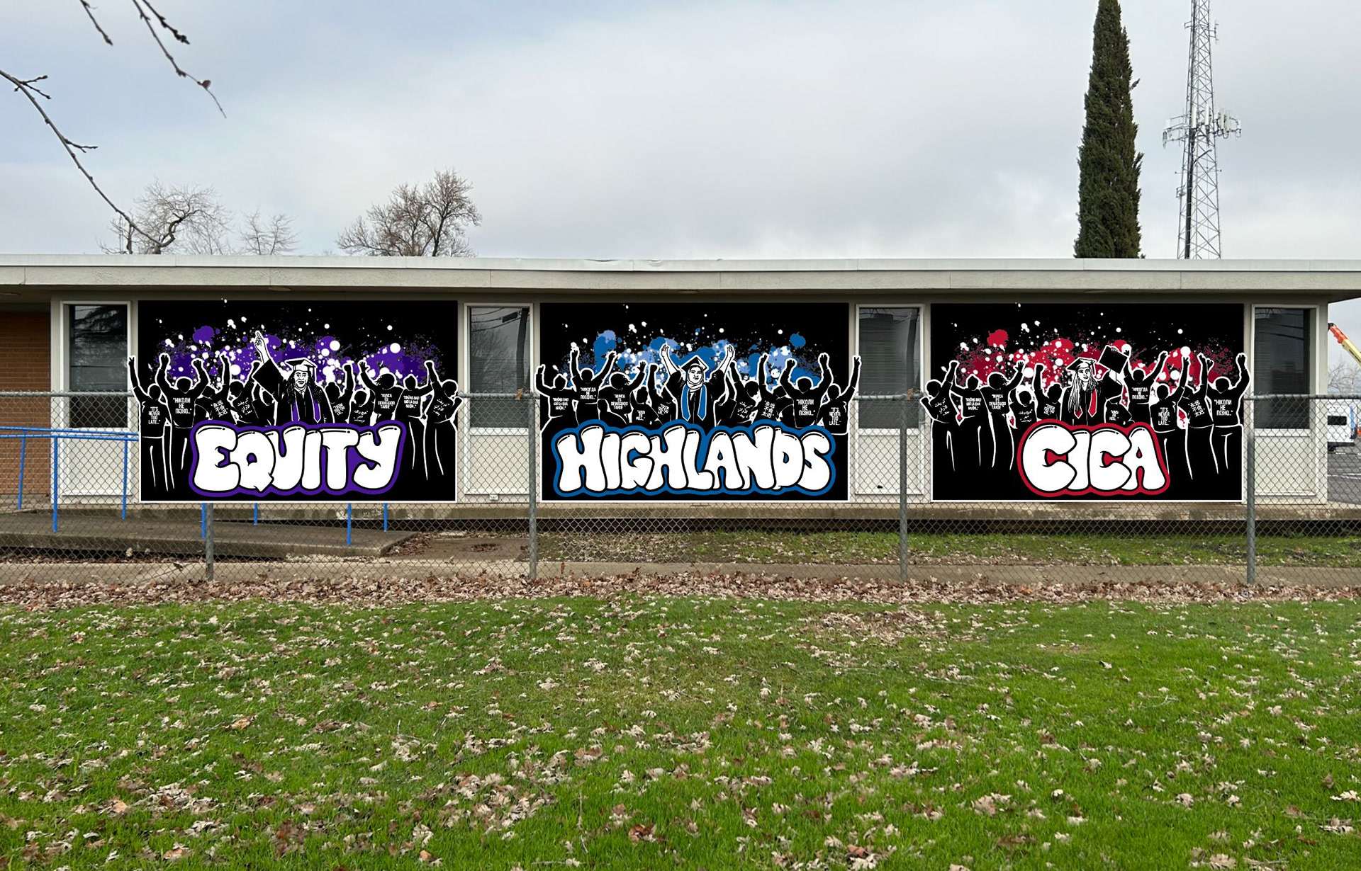 Highlands Graduates Mural Concept, 2023