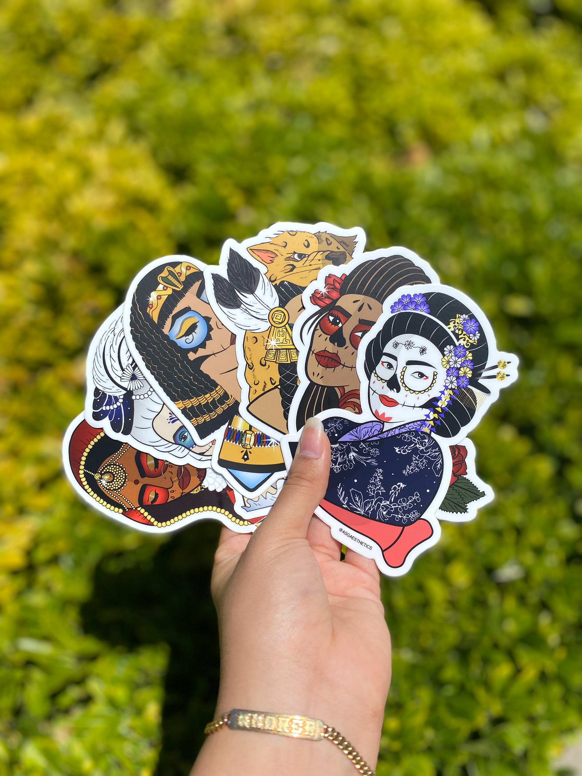 Catrinas Around the World Stickers, 2020