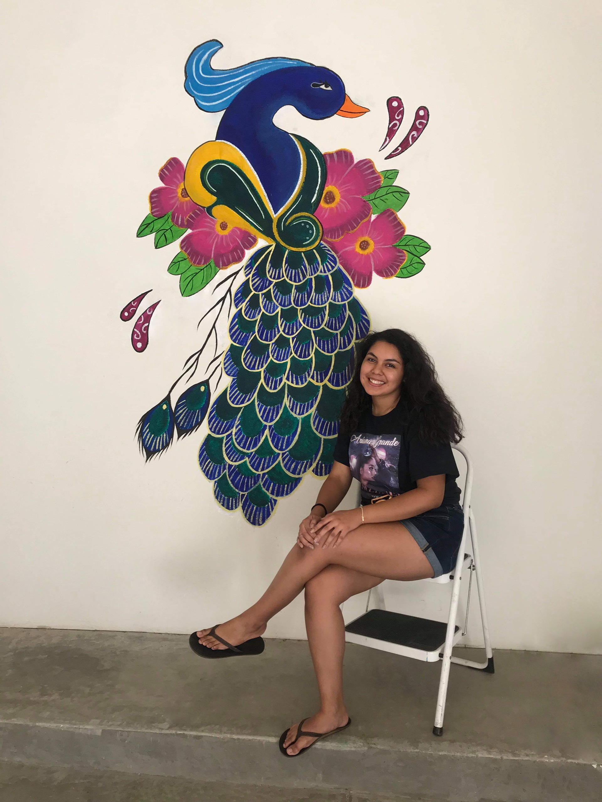 Client Peacock Mural (Multimedia)