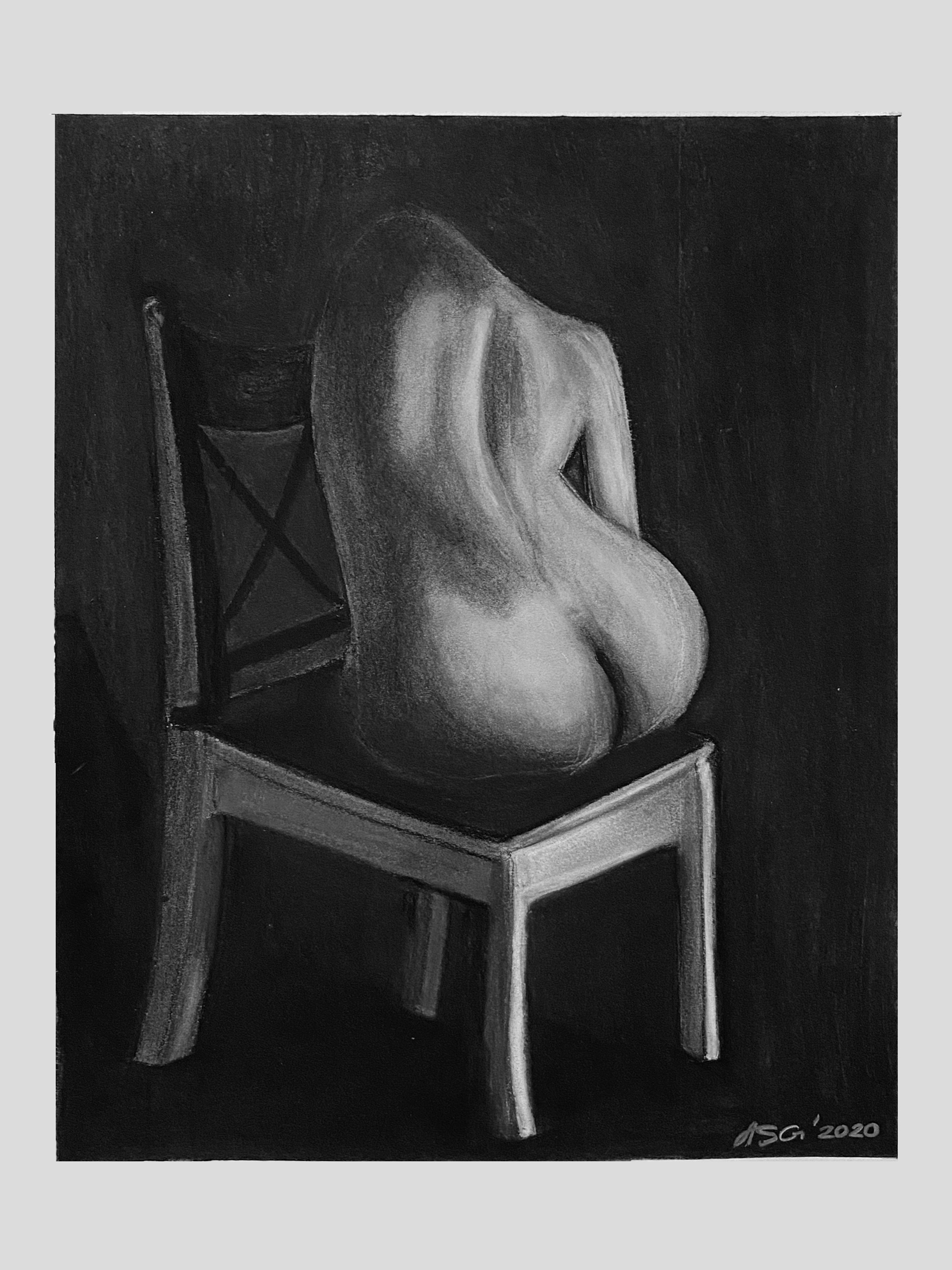 Expressive Body Study (Charcoal)