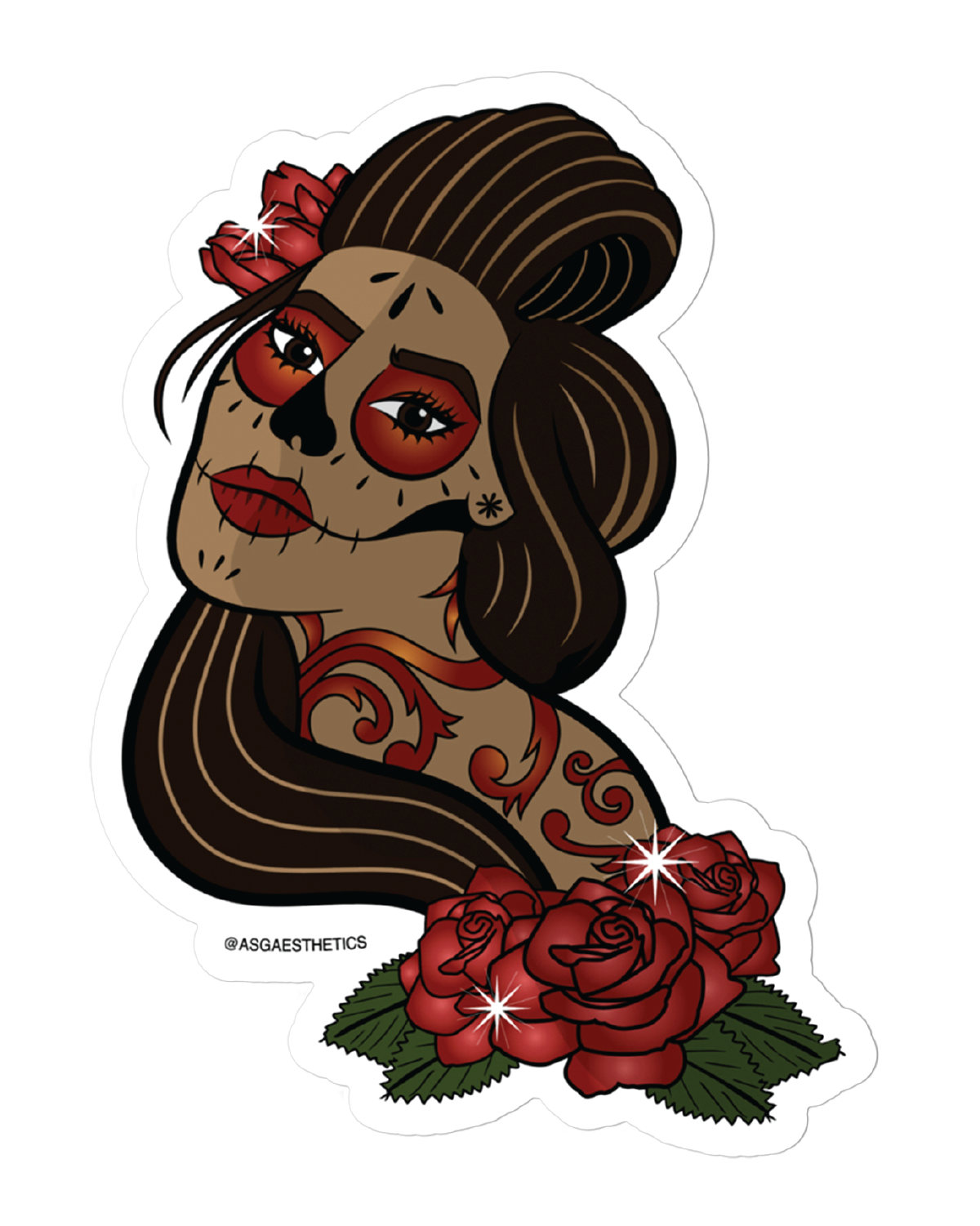 Chicanx Pin-Up Model