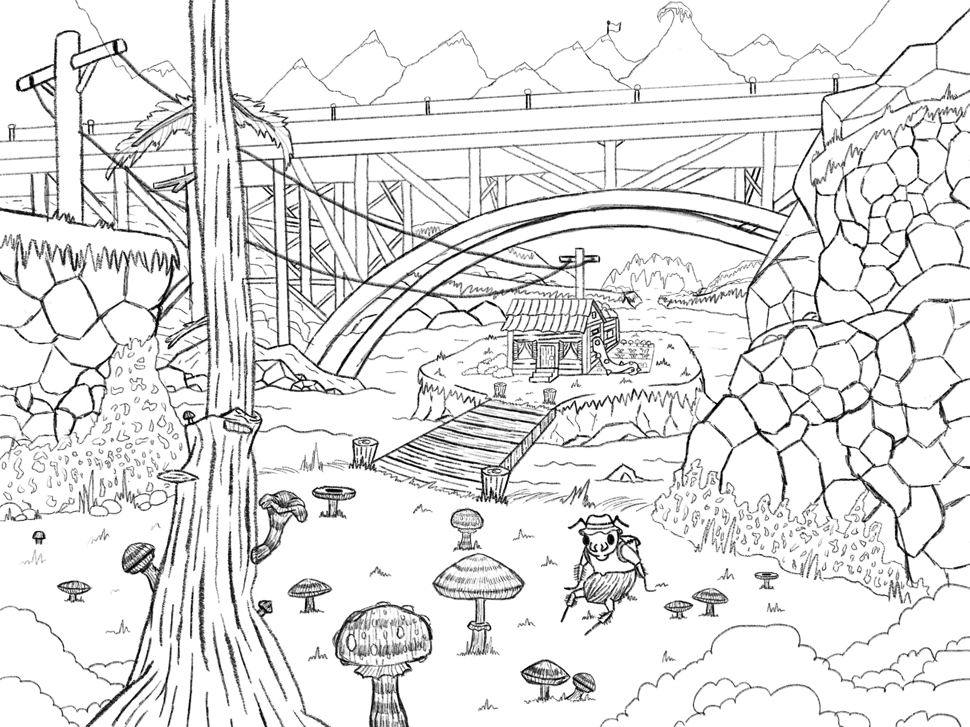 Mushroom Underpass