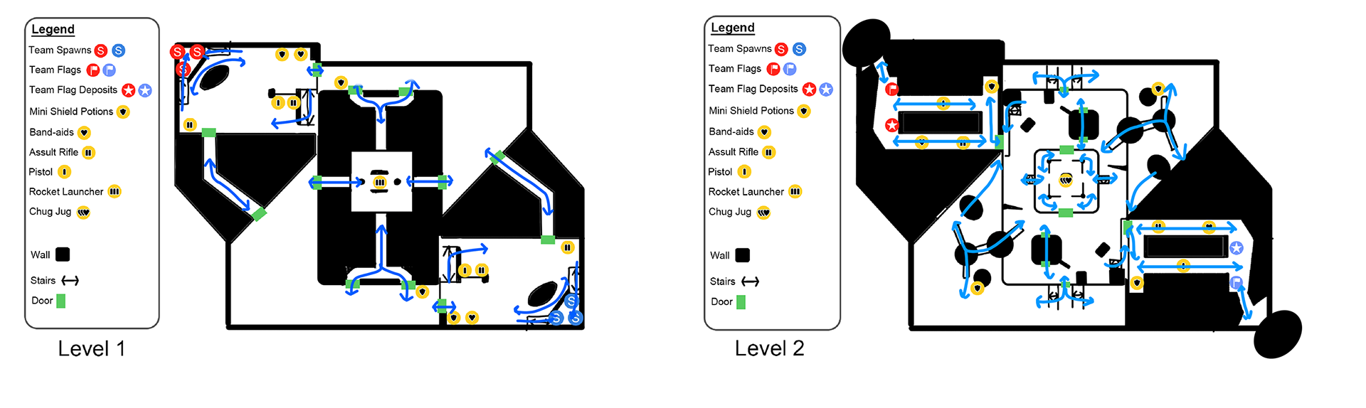 Paths (Ways to navigate the map)