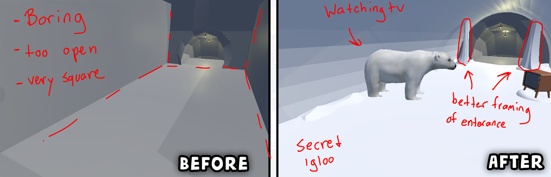 Improving Spatial Composition