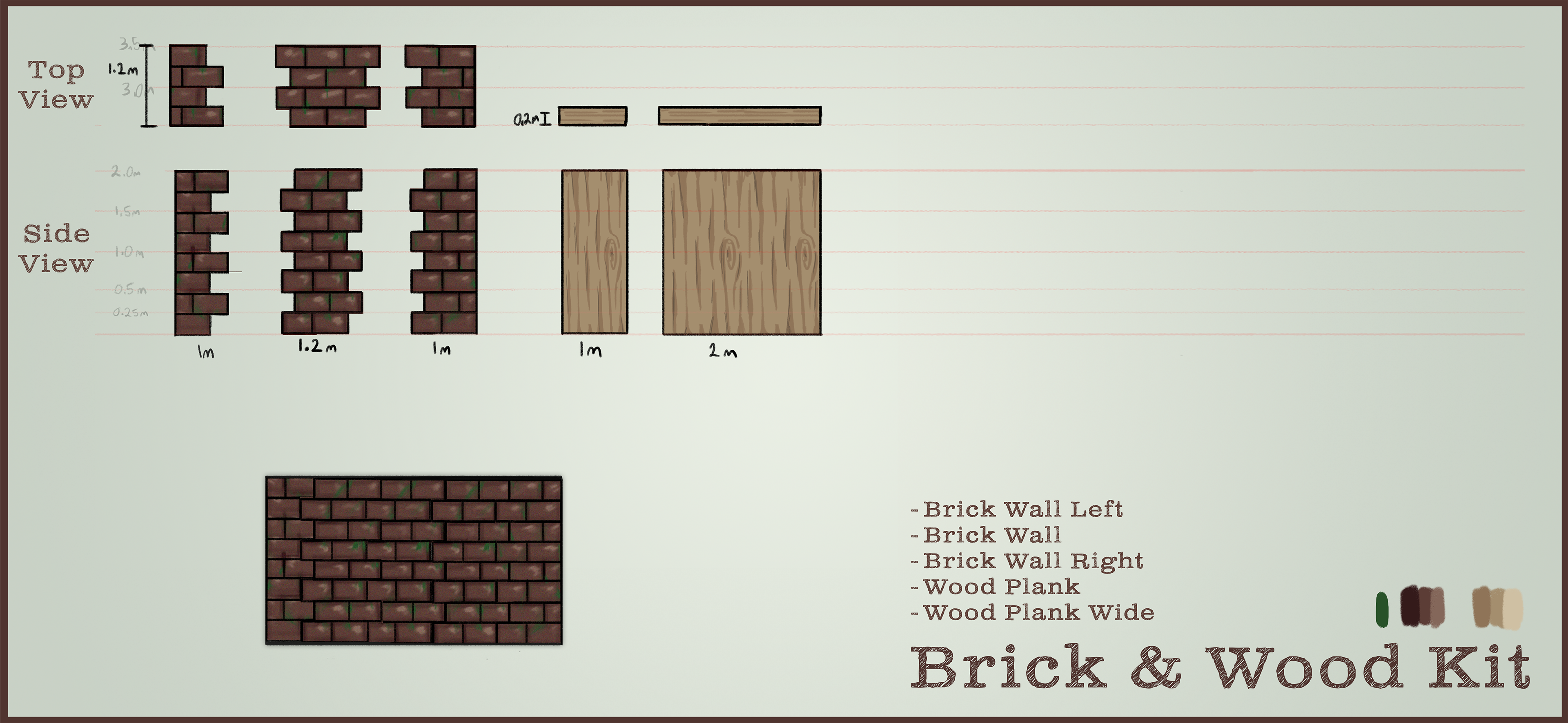 Brick and Wood Kit Concept