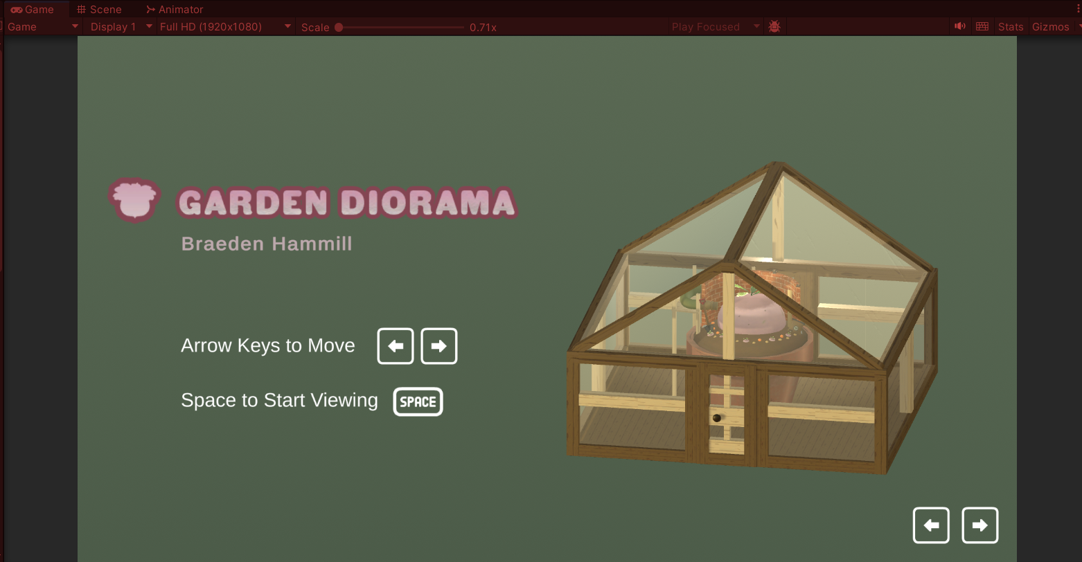 Title Screen With Controls