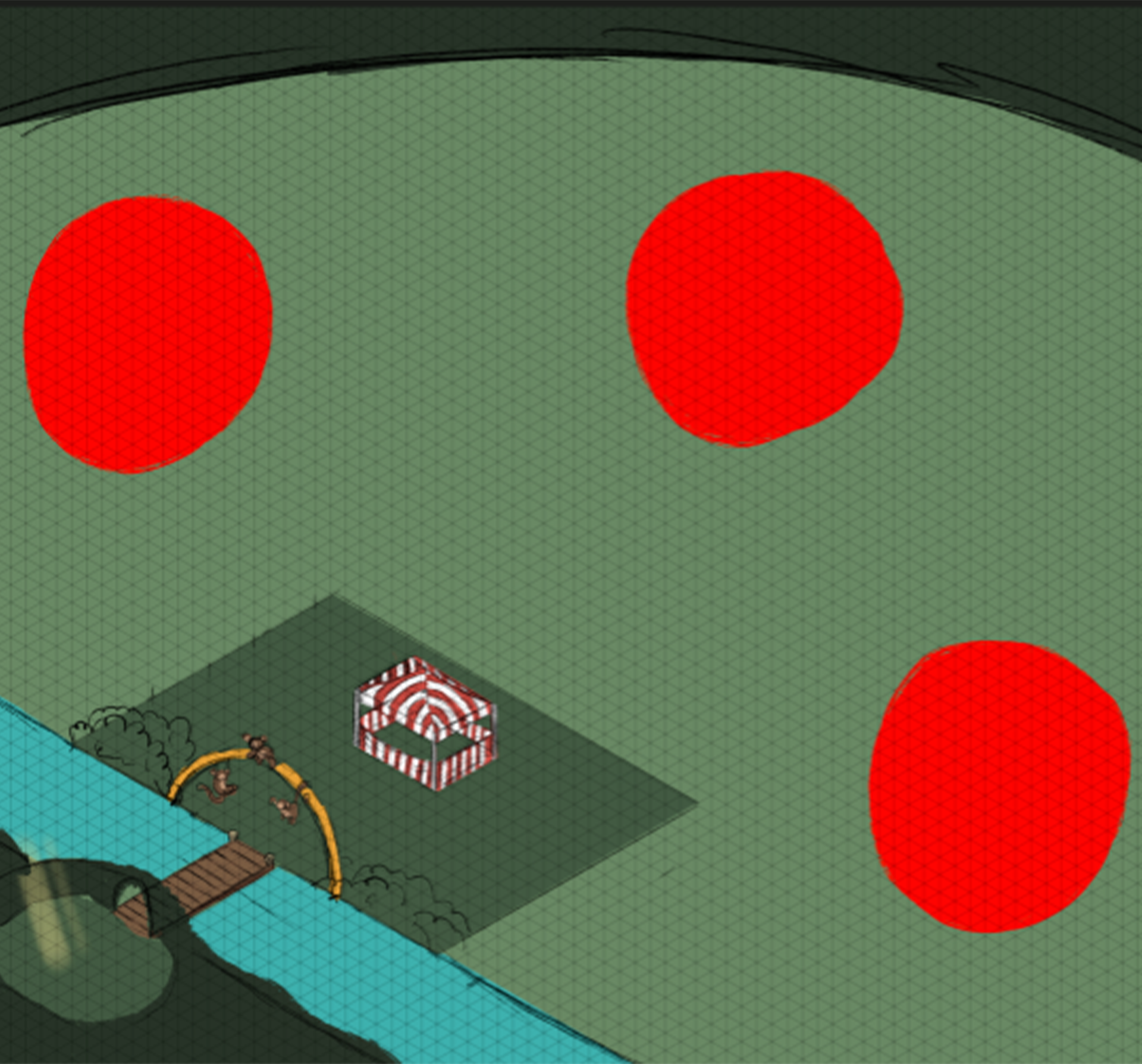 Sketch: Rough layout of the levels