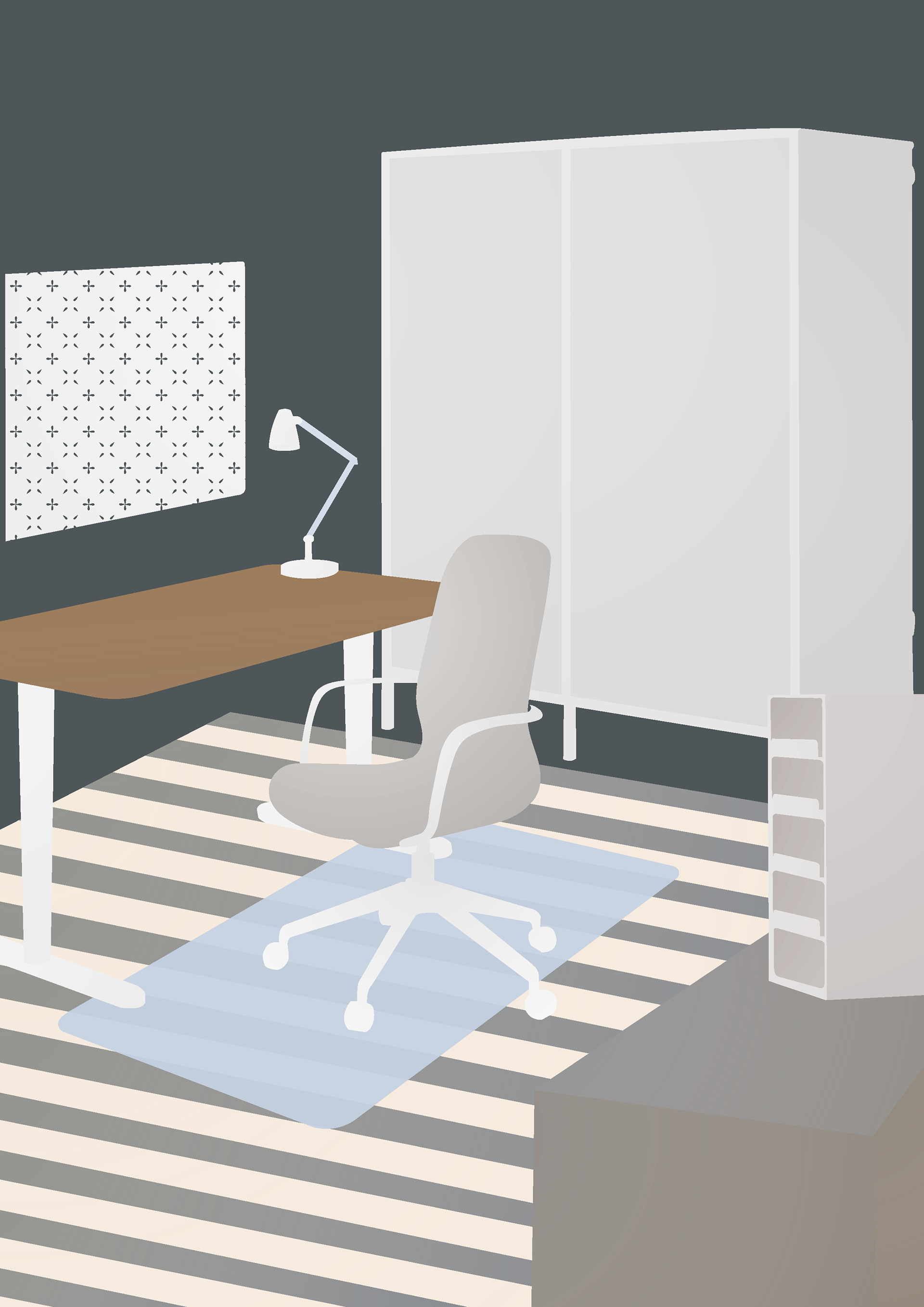 Home Office, 14,8 x 10,5 cm, Postcard